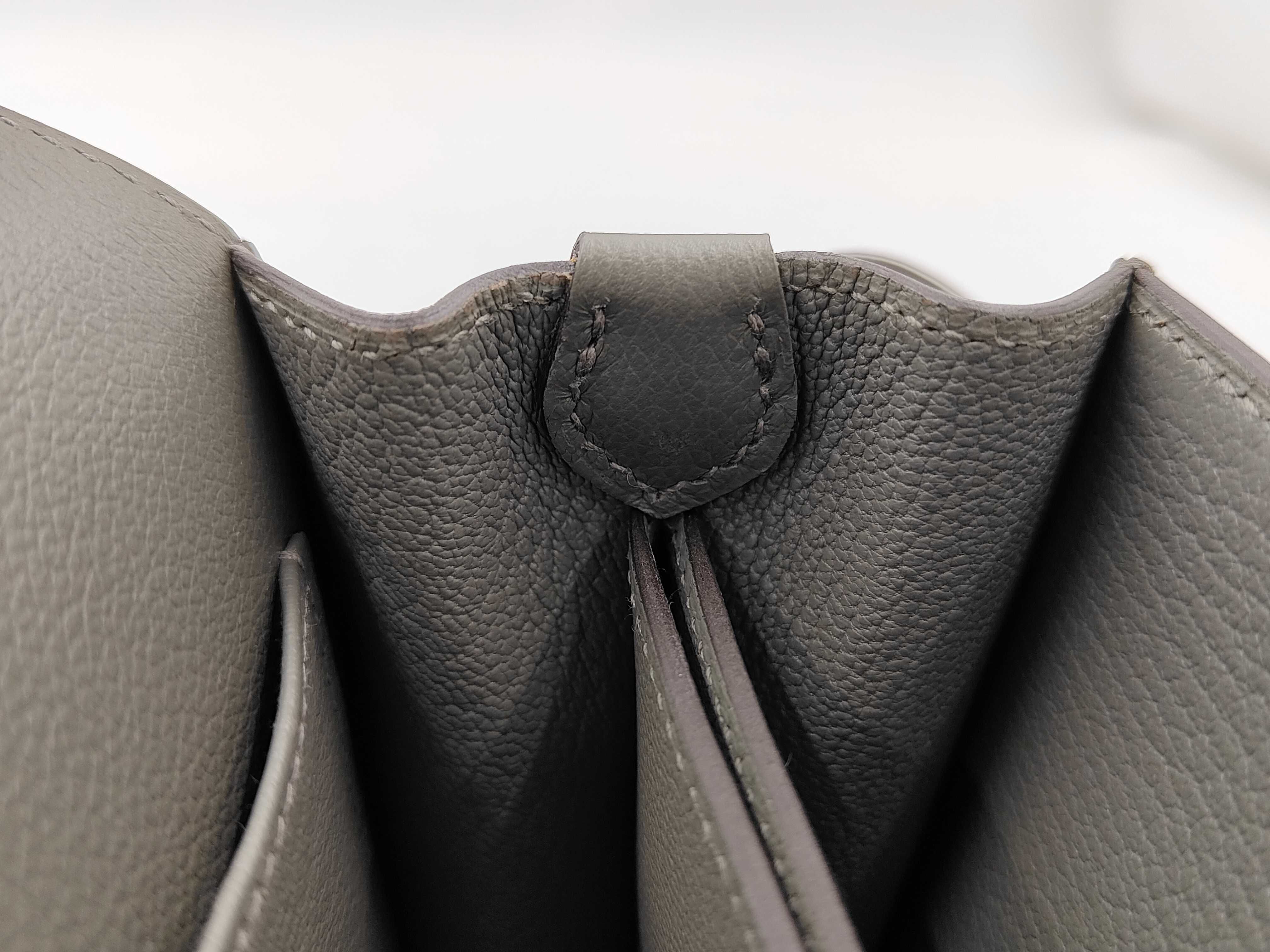 Sac Lauris Mini Bicolor Black x Gray B Stamp Shoulder Bag — view 10