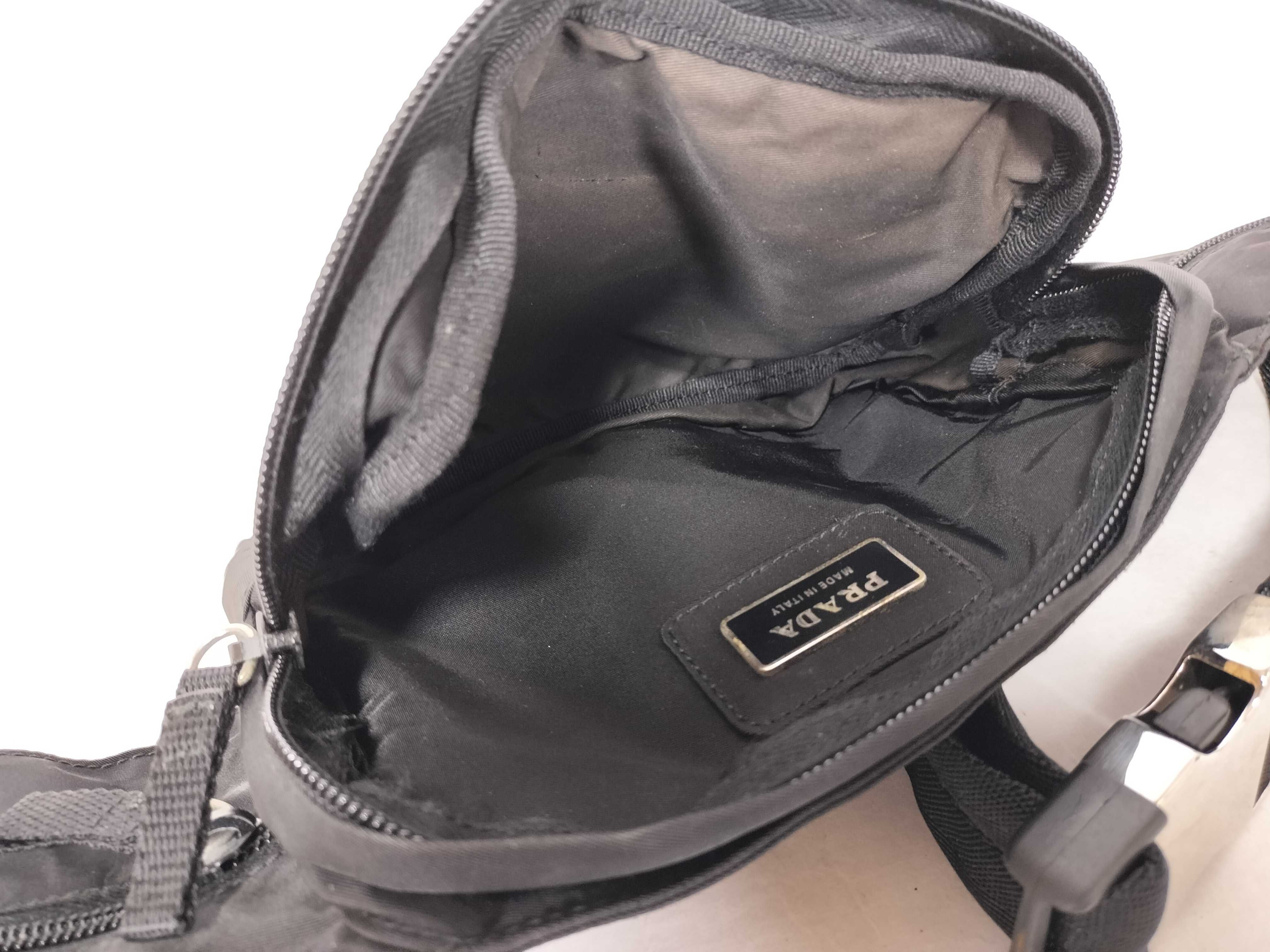 Nylon Prada Waist Pouch Black Waist Bag — view 10
