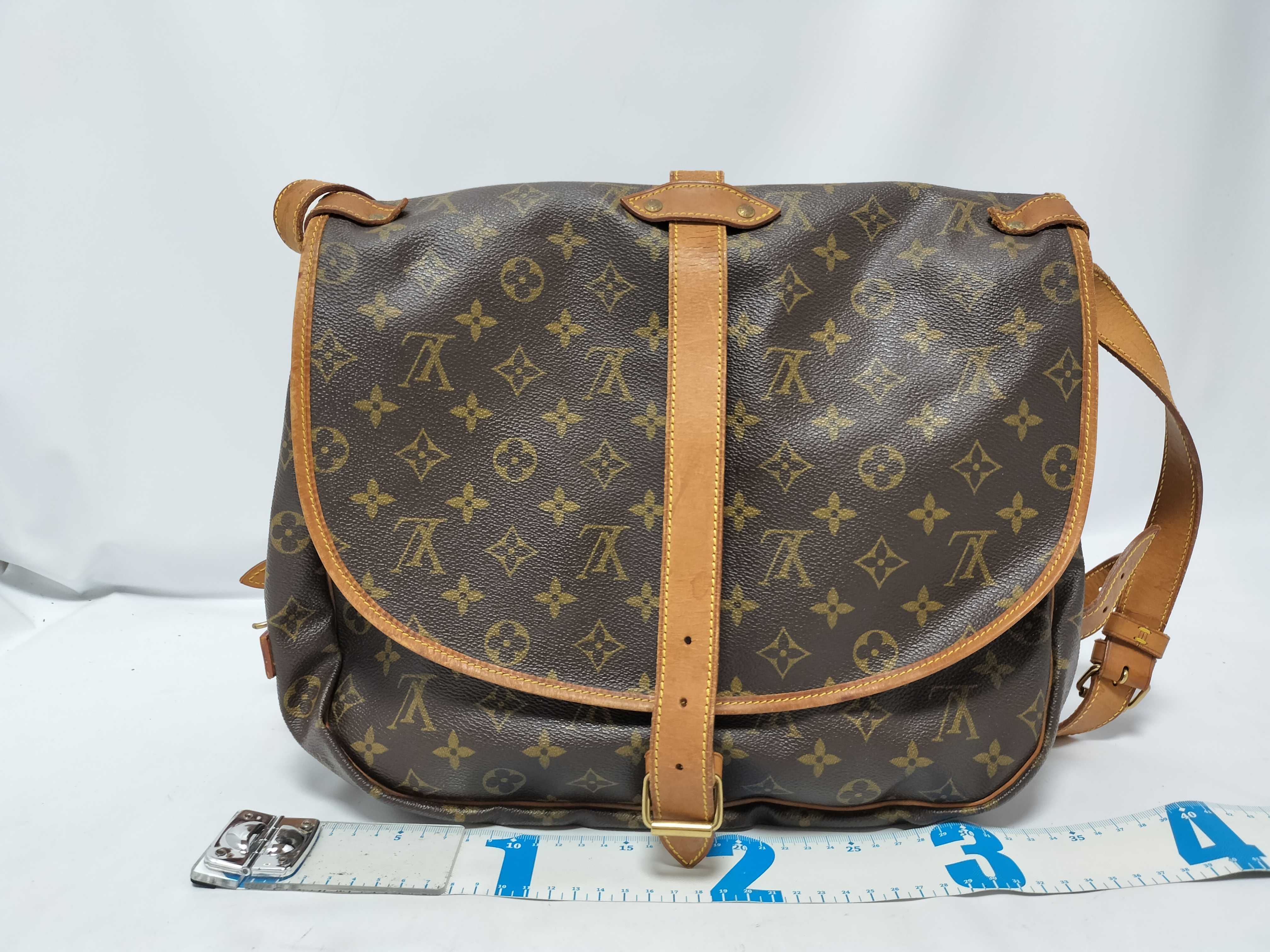 Monogram Saumur Shoulder Bag — view 2