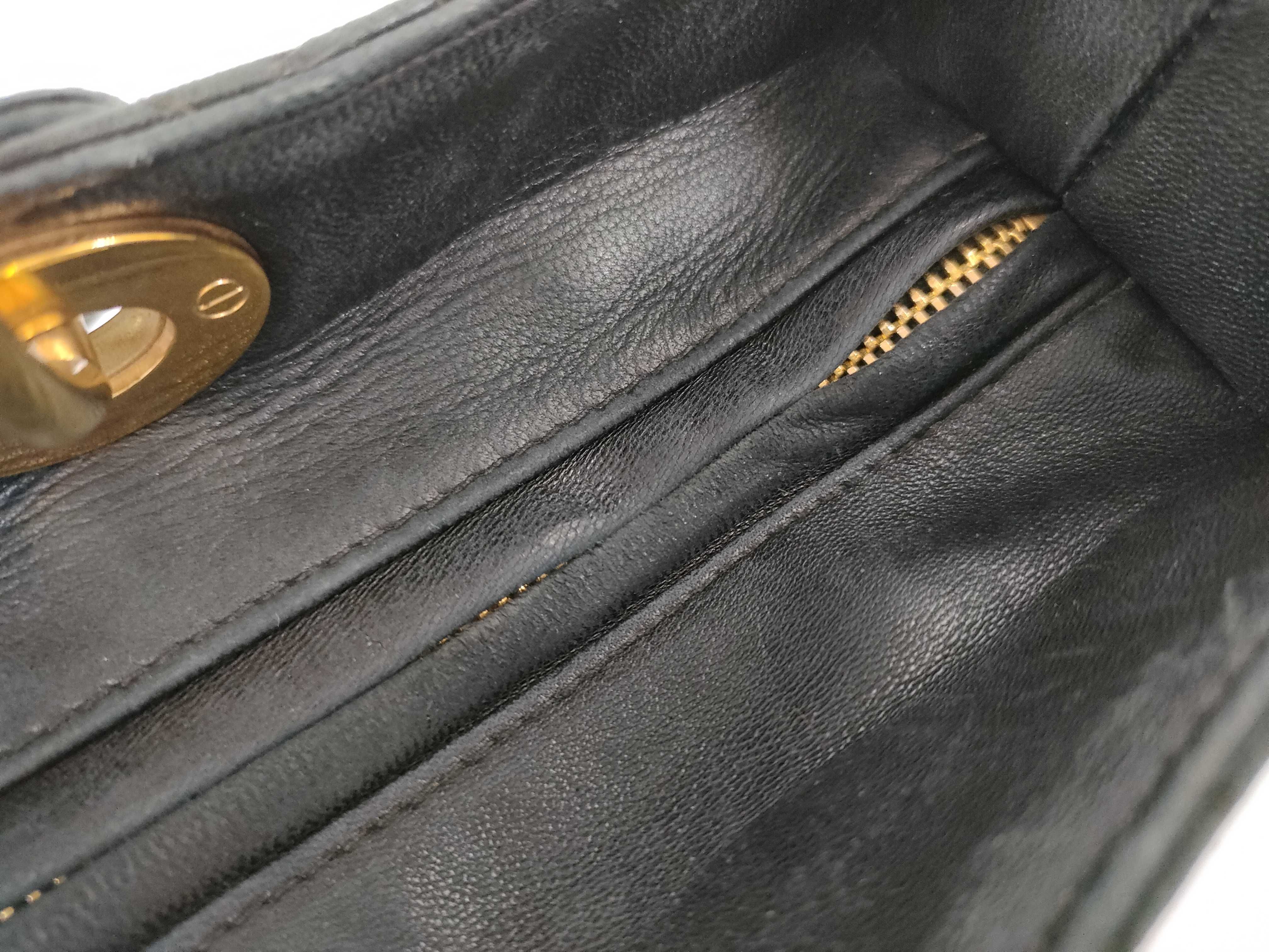 Lady Dior Cannage Leather Black Handbag (VO8271) Handbag — view 8