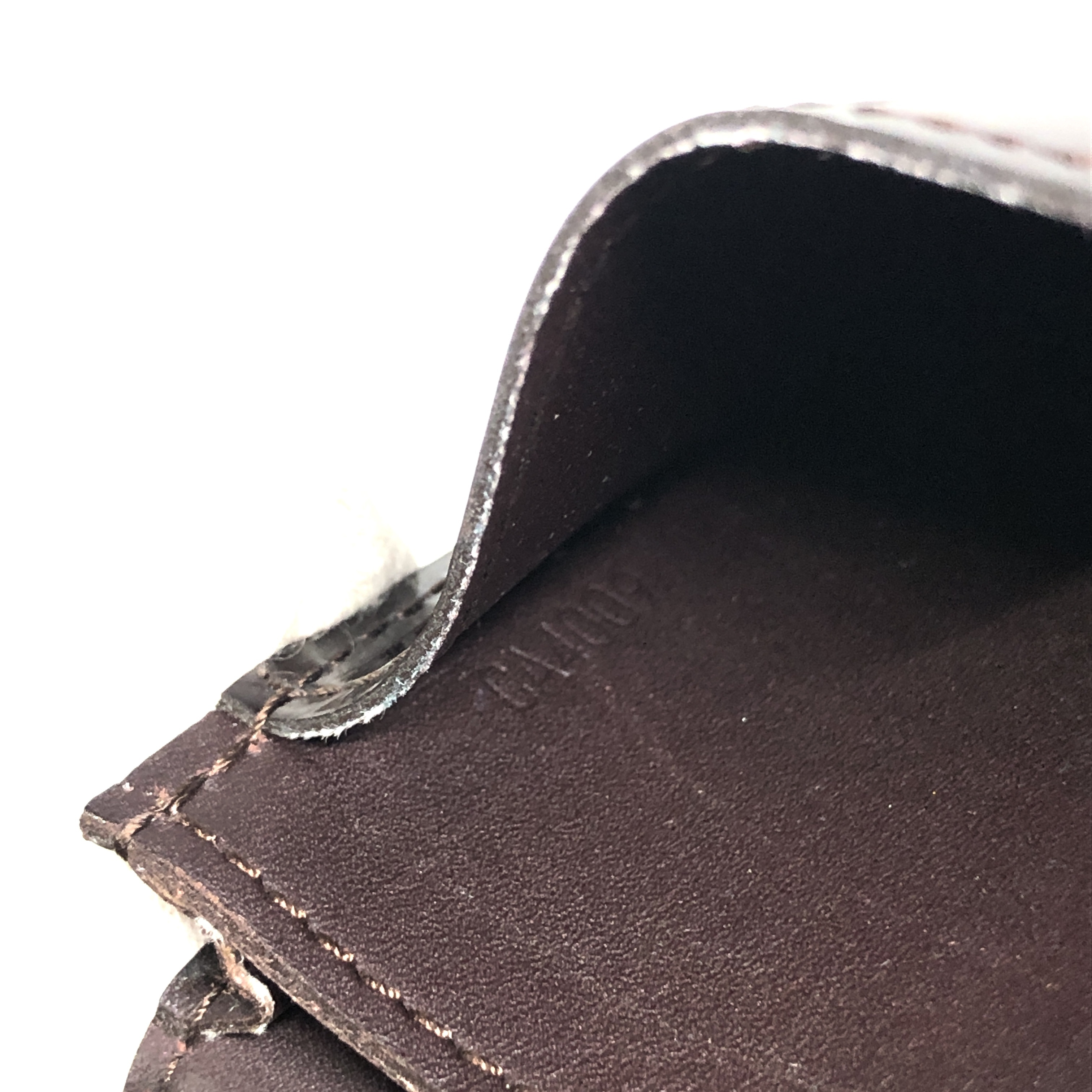 Monogram Vernis Enveloppe Carte de Visite Card Case M91409 Amarante CA4009 Business Card Holder Pass Case Card Case — view 14