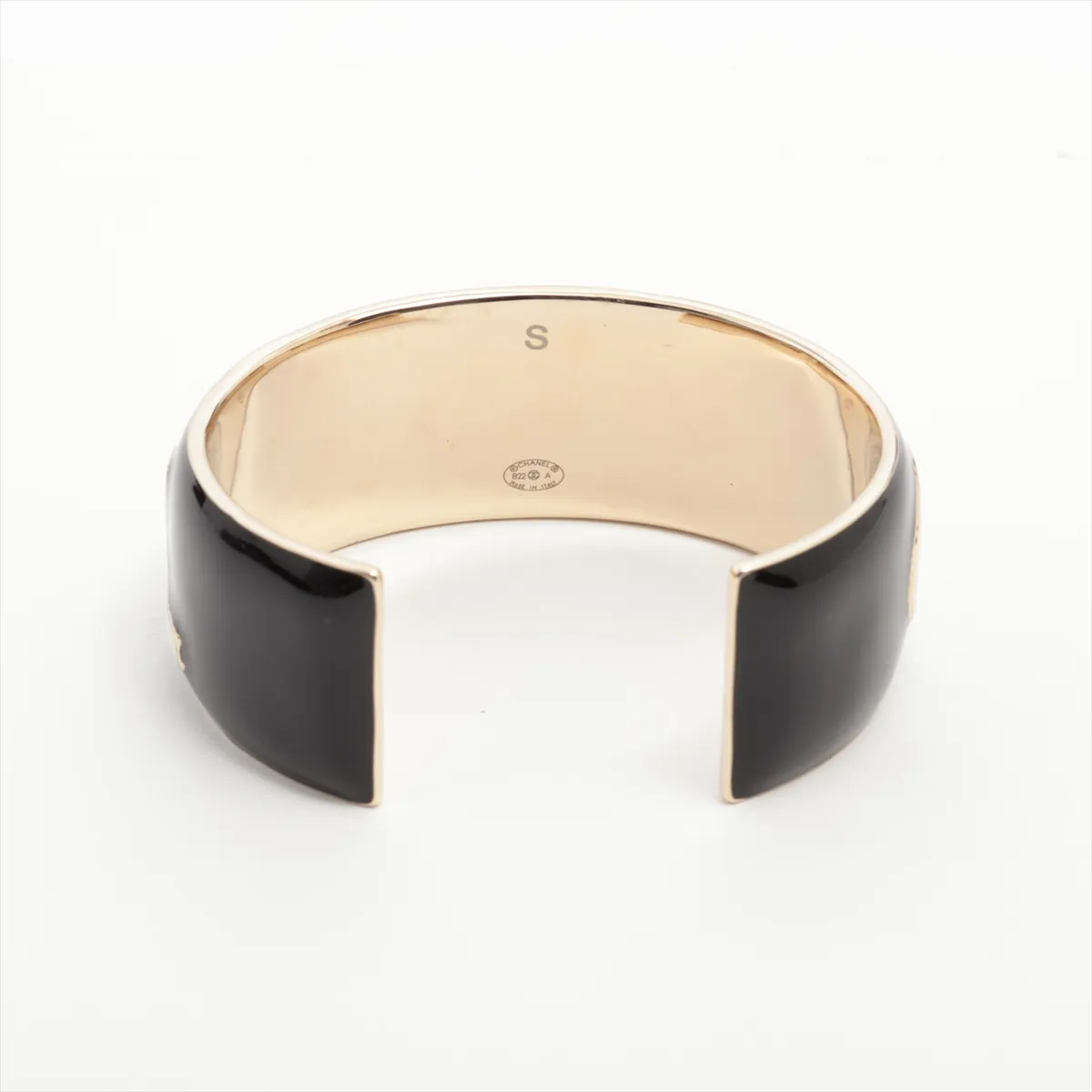 logo B22A bangle S GP black x white — view 2