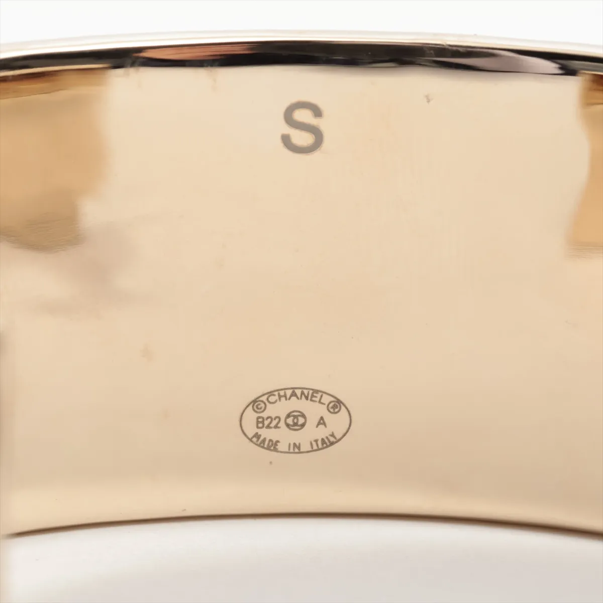 logo B22A bangle S GP black x white — view 4