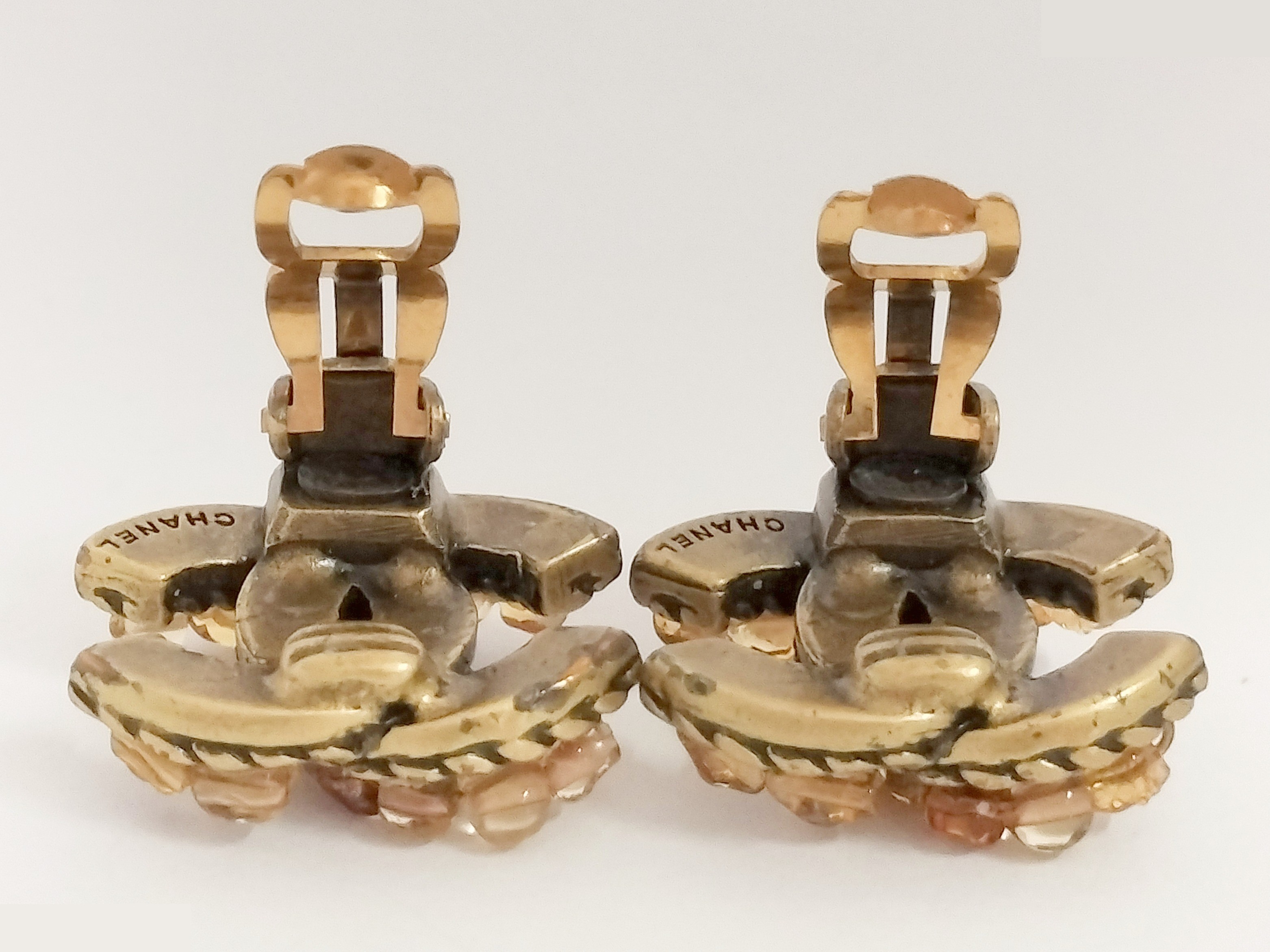 Coco Tortoiseshell Gold Earrings — view 2