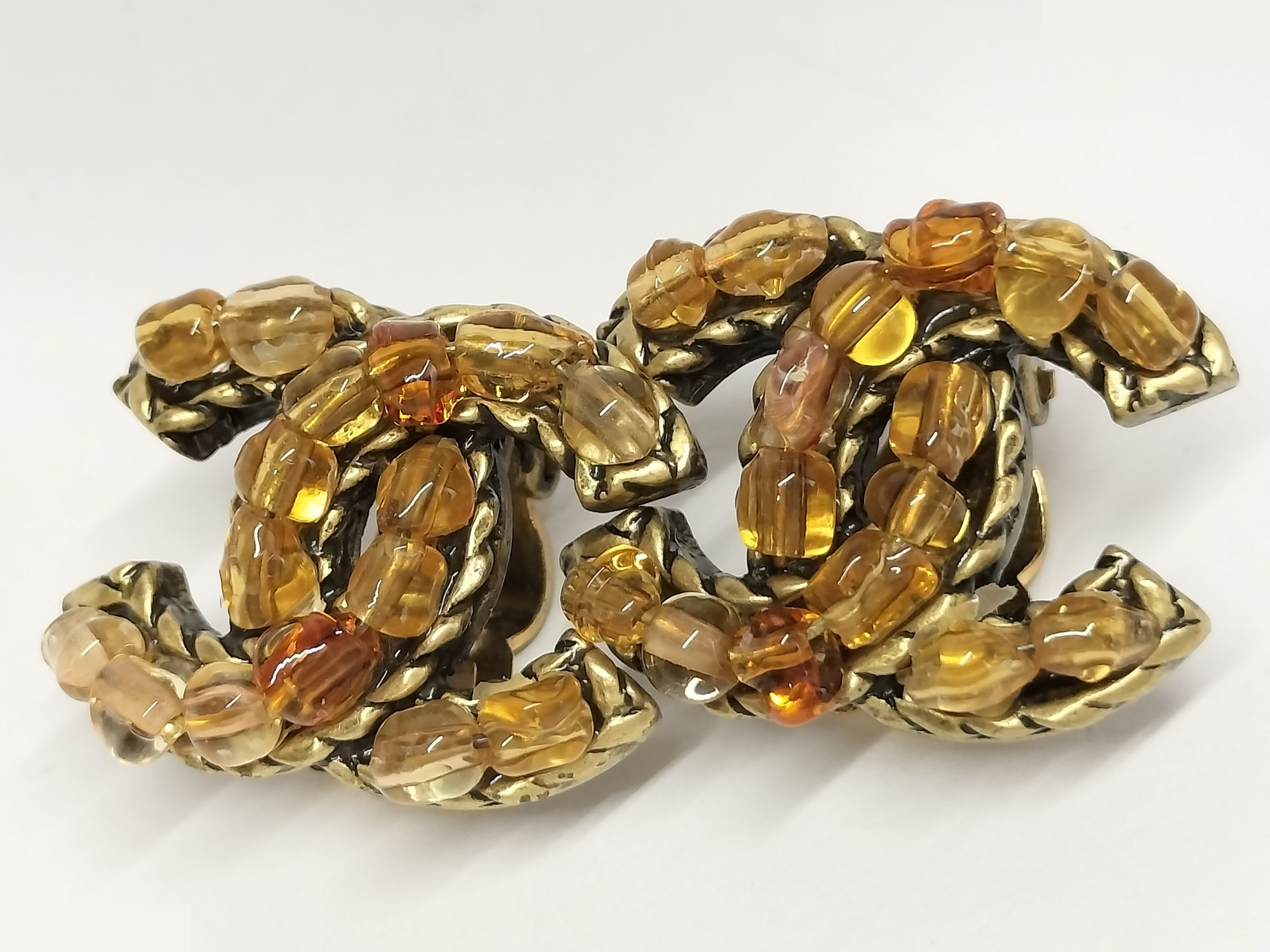 Coco Tortoiseshell Gold Earrings — view 7