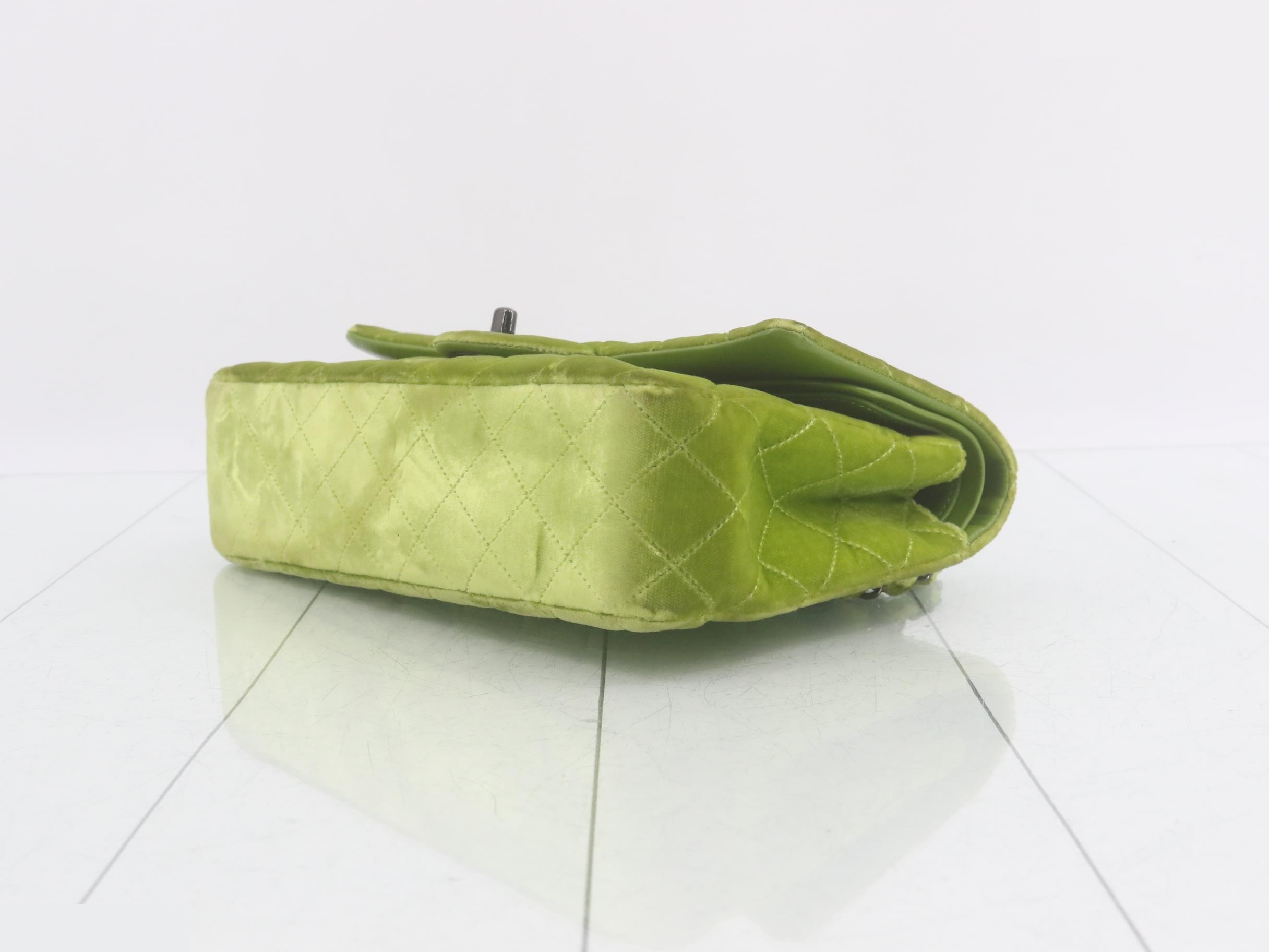 Matelassé Velvet Double Flap Double Chain Shoulder Bag — view 6