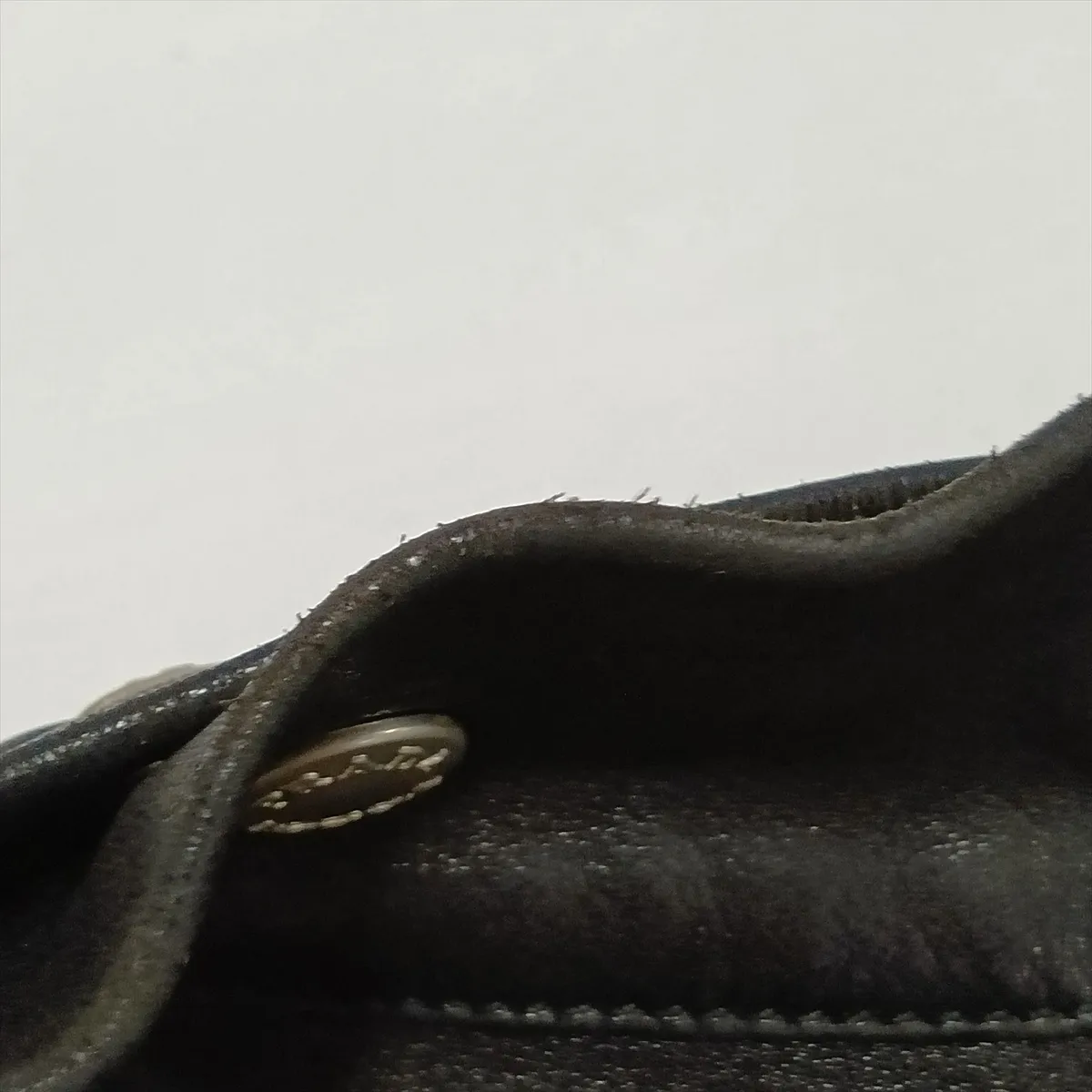 Leather Shoulder Bag, Black — view 11