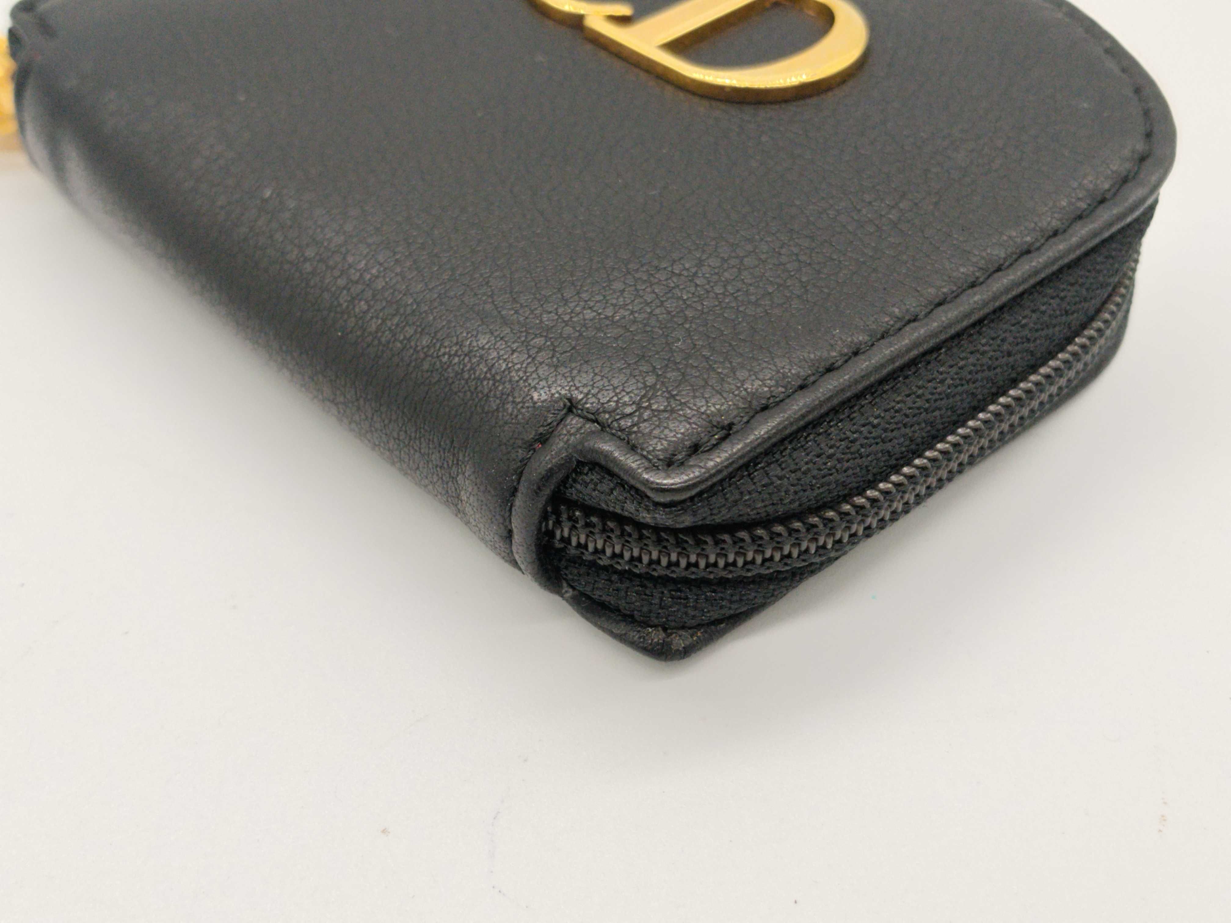 CD Logo Leather Coin Case — view 3