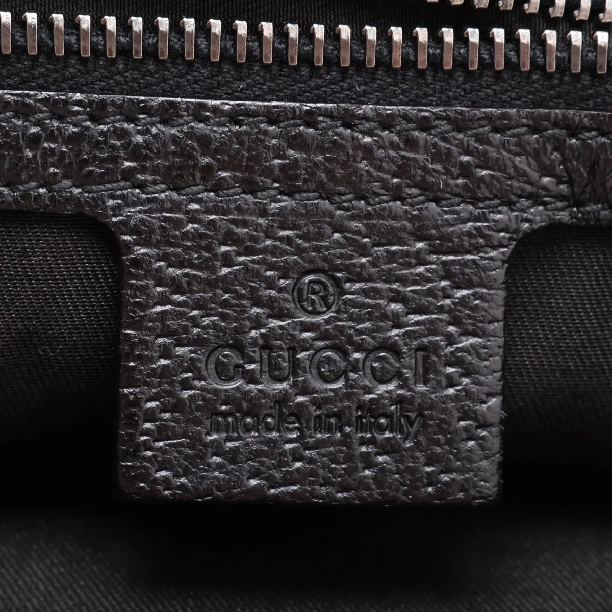 GG Canvas x Leather Shoulder Bag Black 180686 — view 8