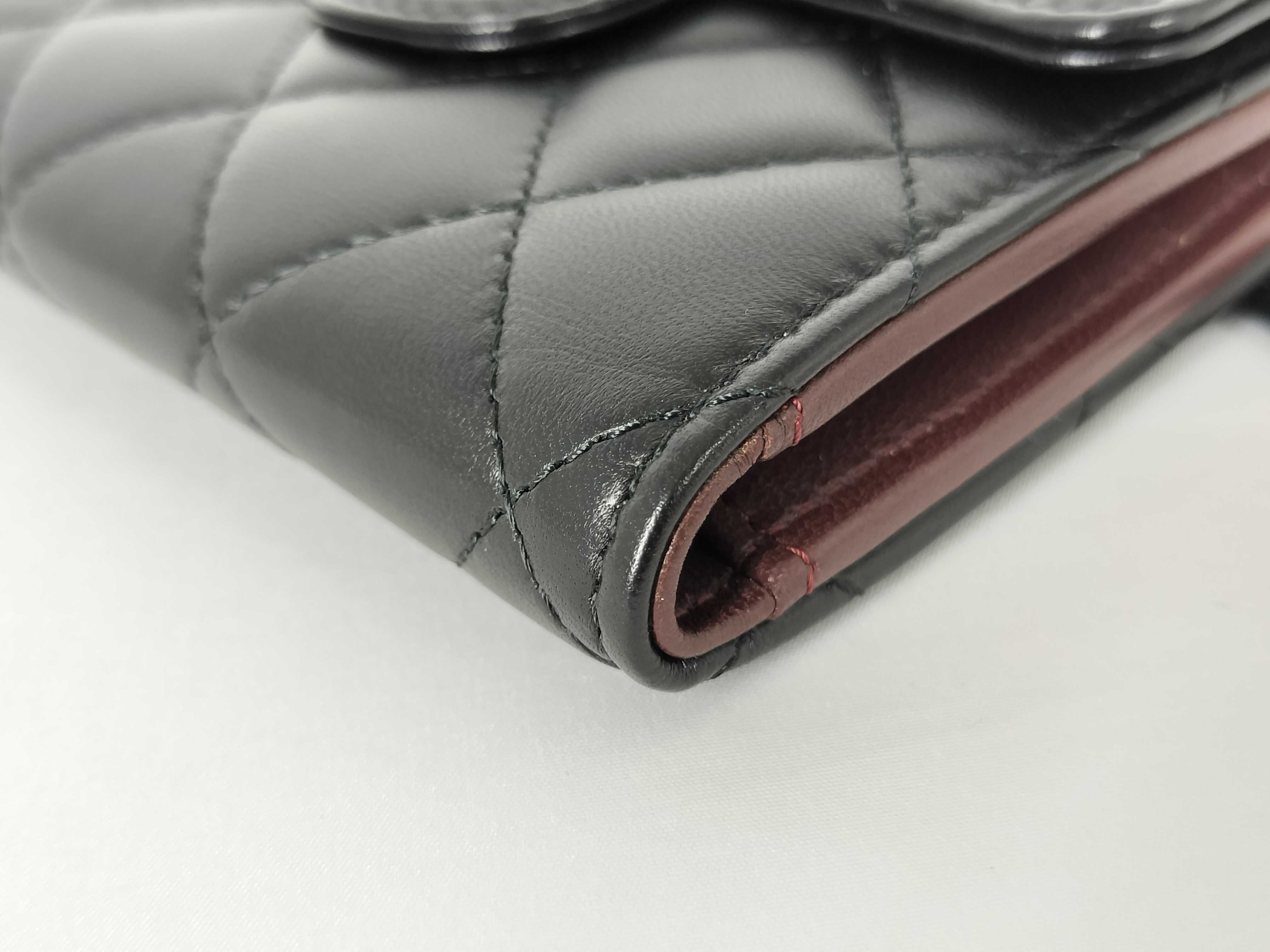 Lambskin Tri-fold Wallet — view 3