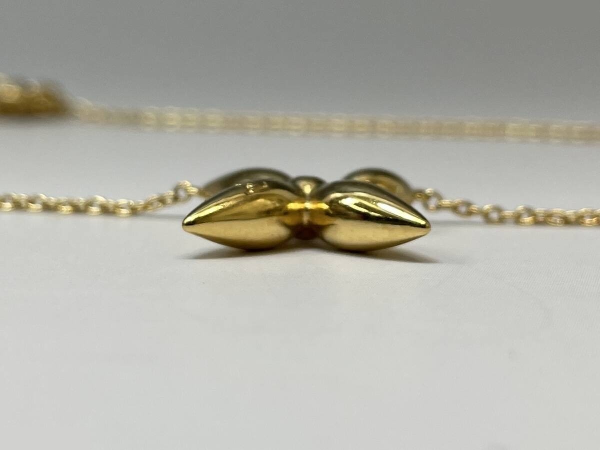 Collier Louisette Flower Charm Necklace, Gold, Weight: 7.14g — view 5