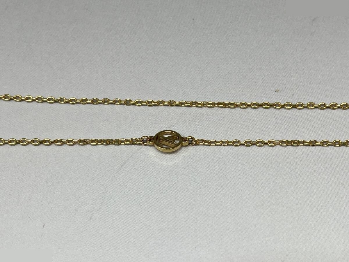 Collier Louisette Flower Charm Necklace, Gold, Weight: 7.14g — view 6