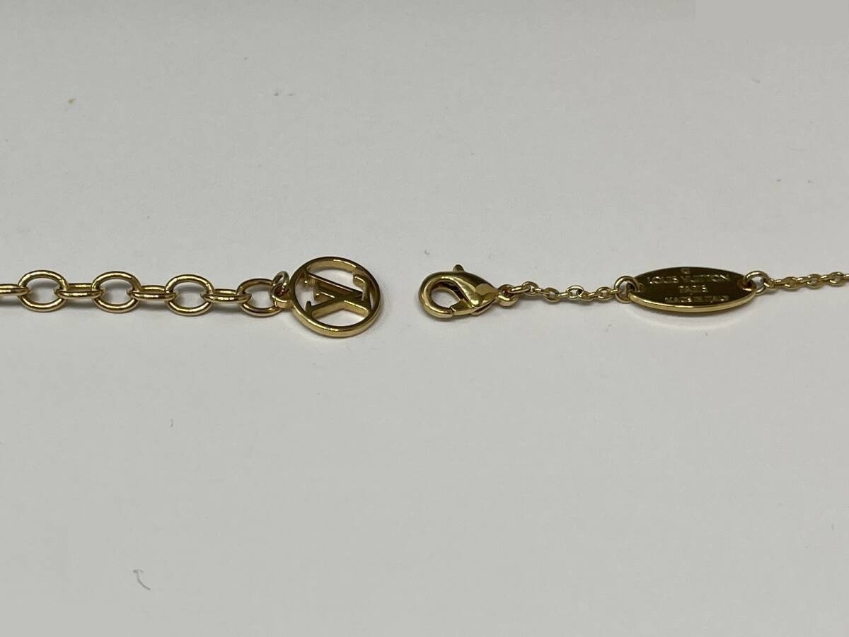 Collier Louisette Flower Charm Necklace, Gold, Weight: 7.14g — view 9