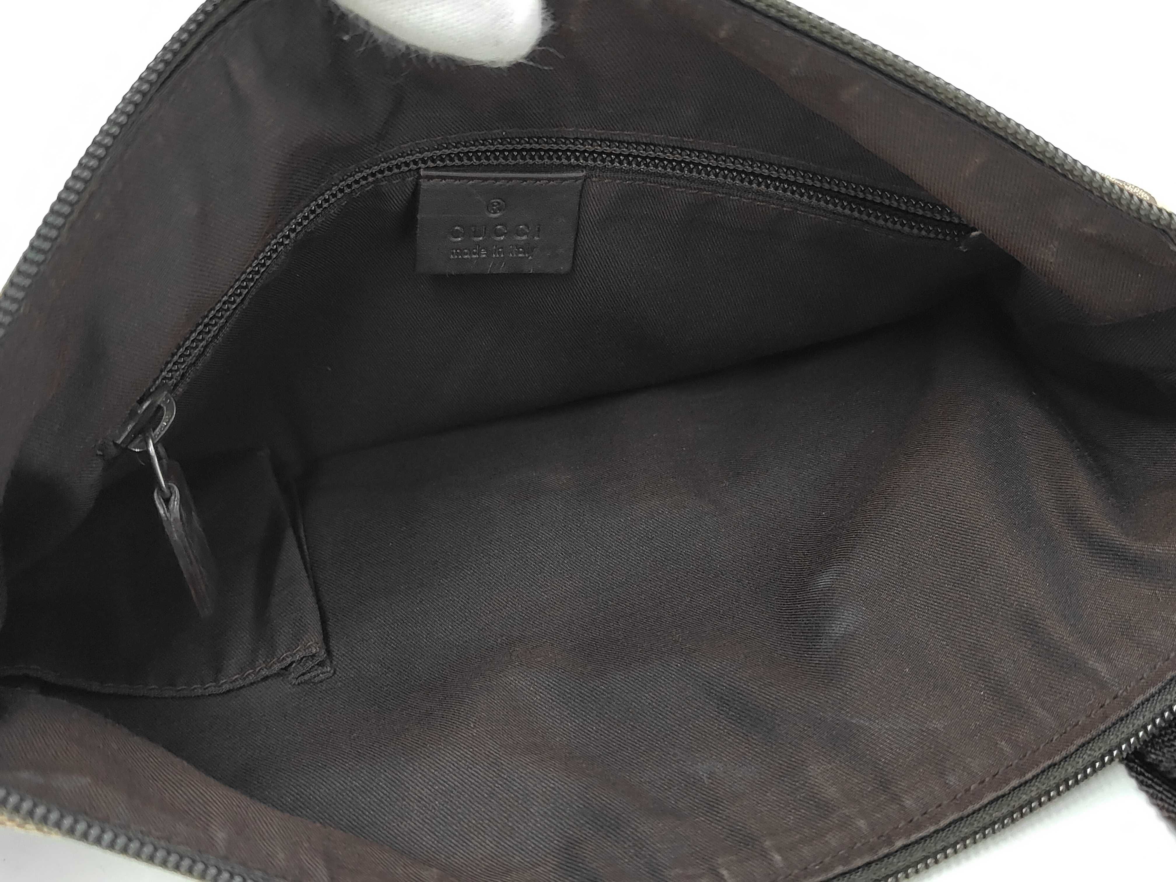 GG Canvas Shoulder Bag, Brown, 145857 — view 11