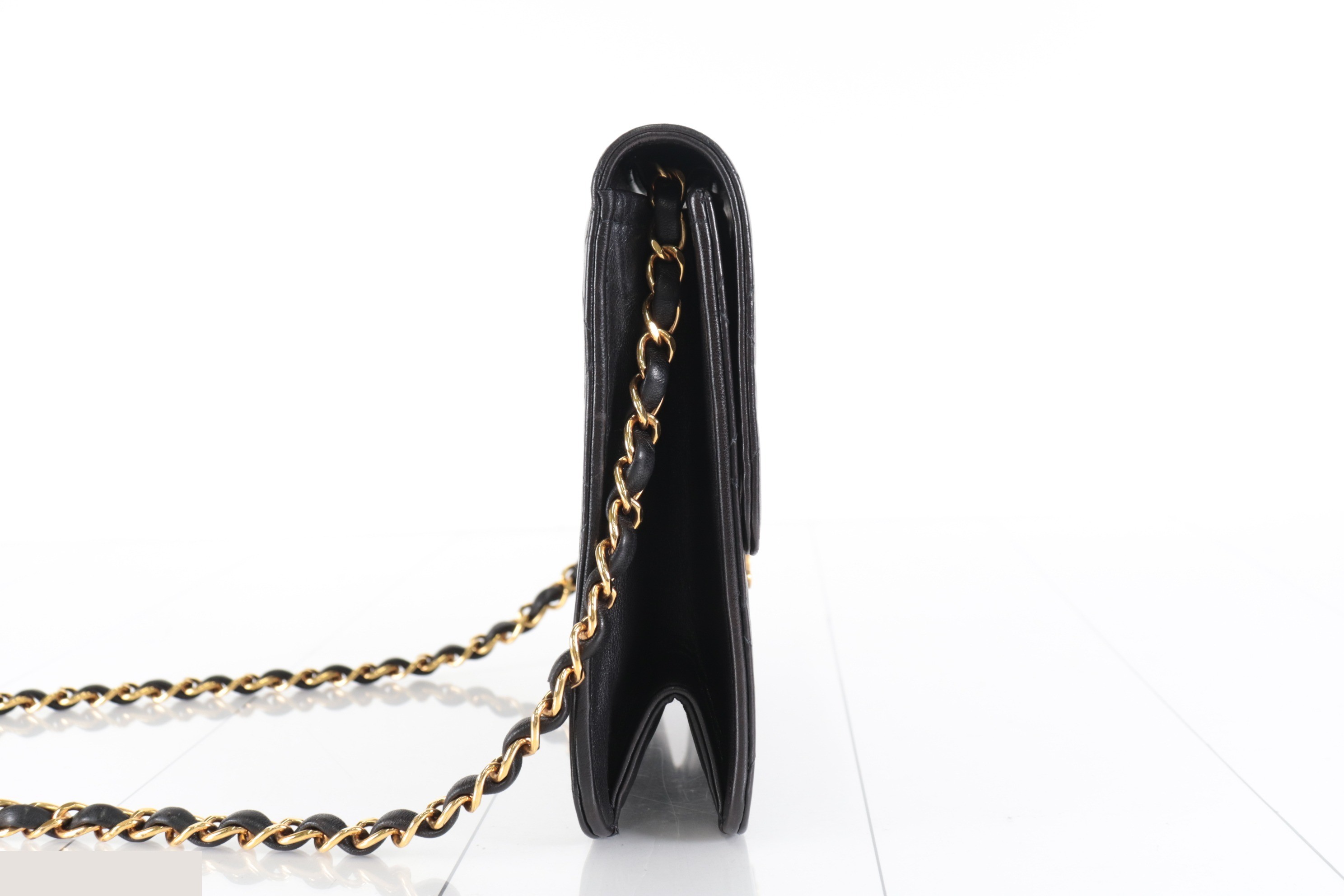 Push-lock Lamb Chain Shoulder Bag, Series 3 — view 4