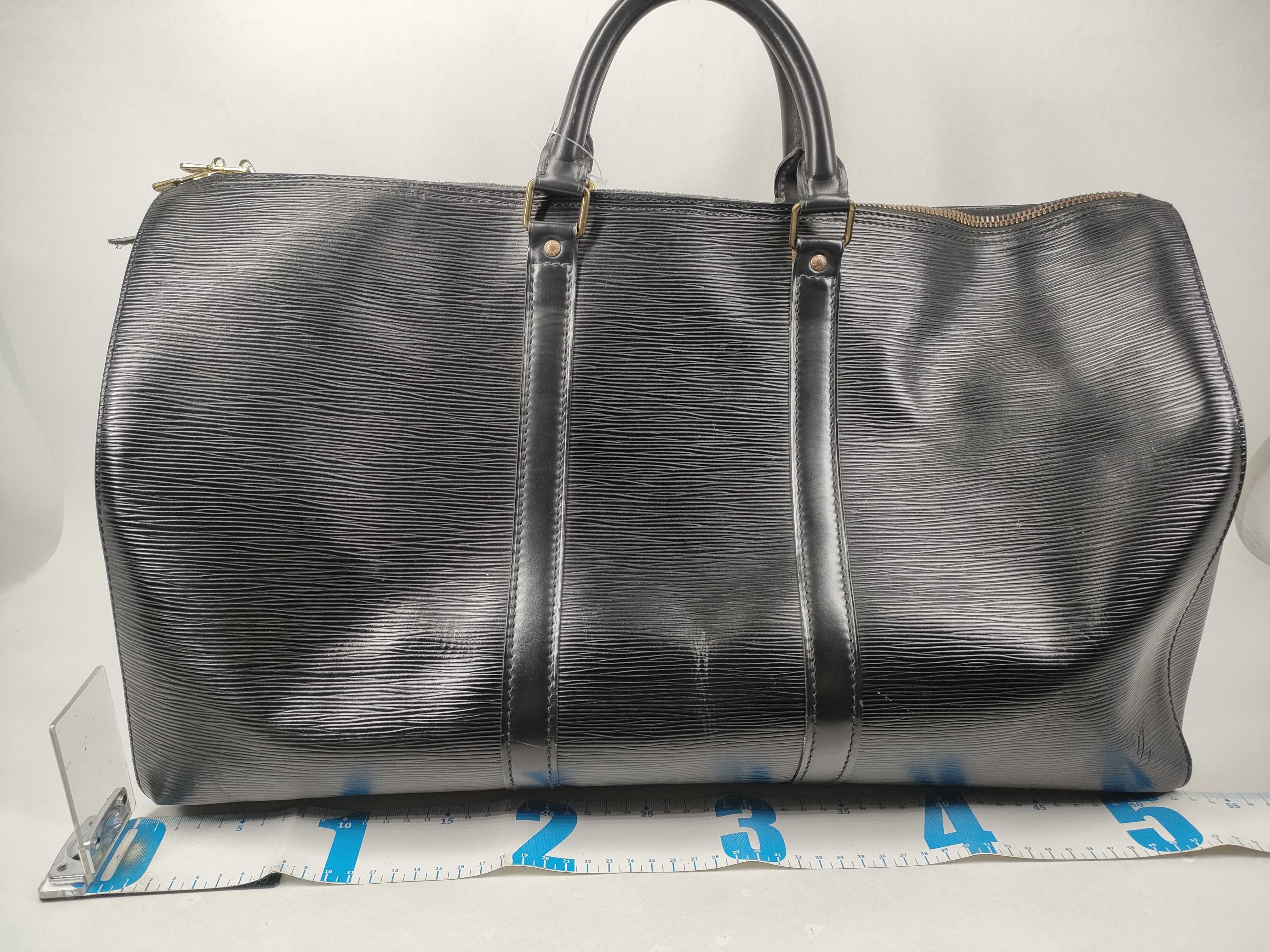 Epi Keepall 45 Epi Noir Boston Bag — view 2