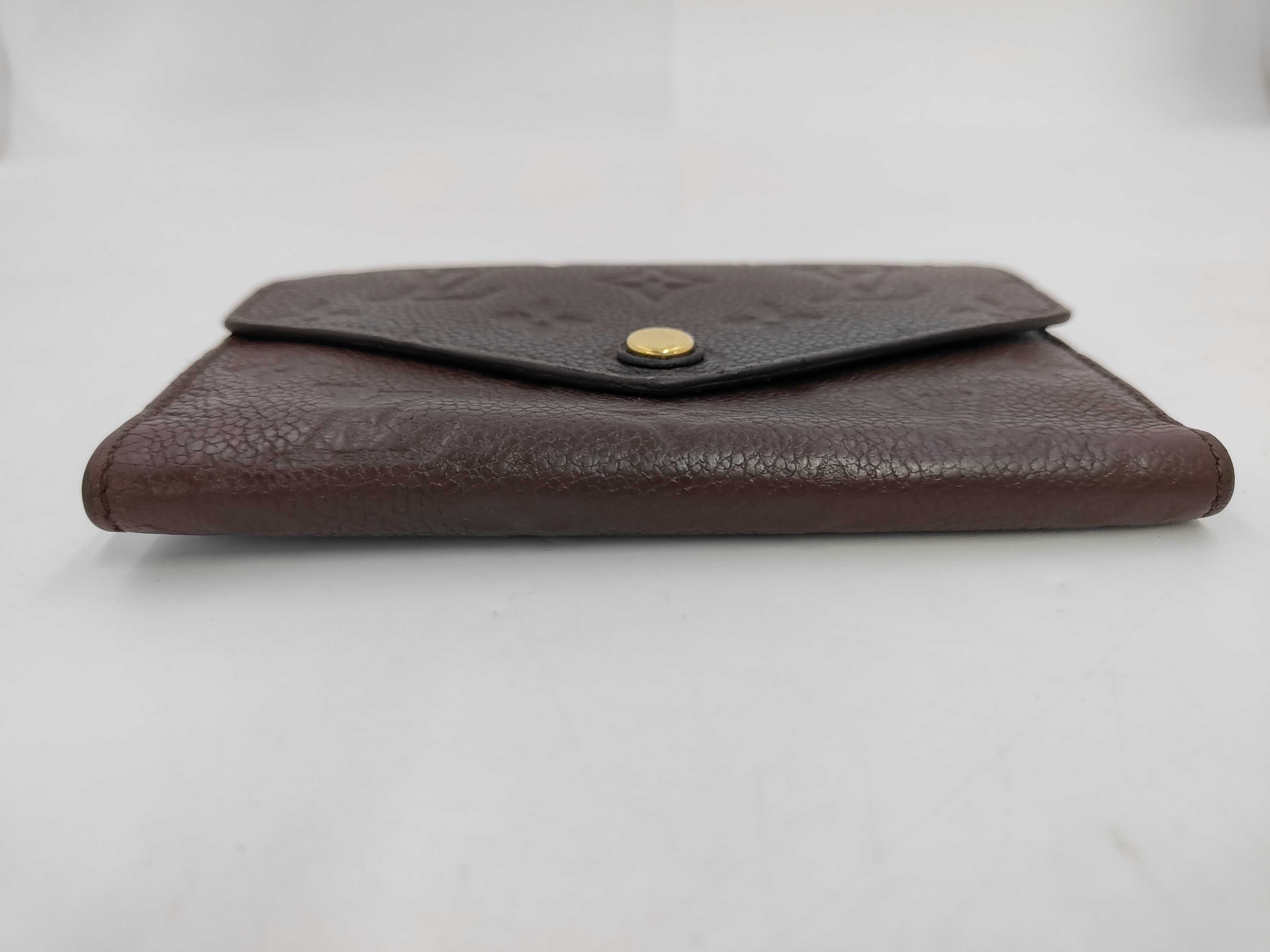 Monogram Victorine Brown Embossed Monogram Calfskin Small Wallet — view 3