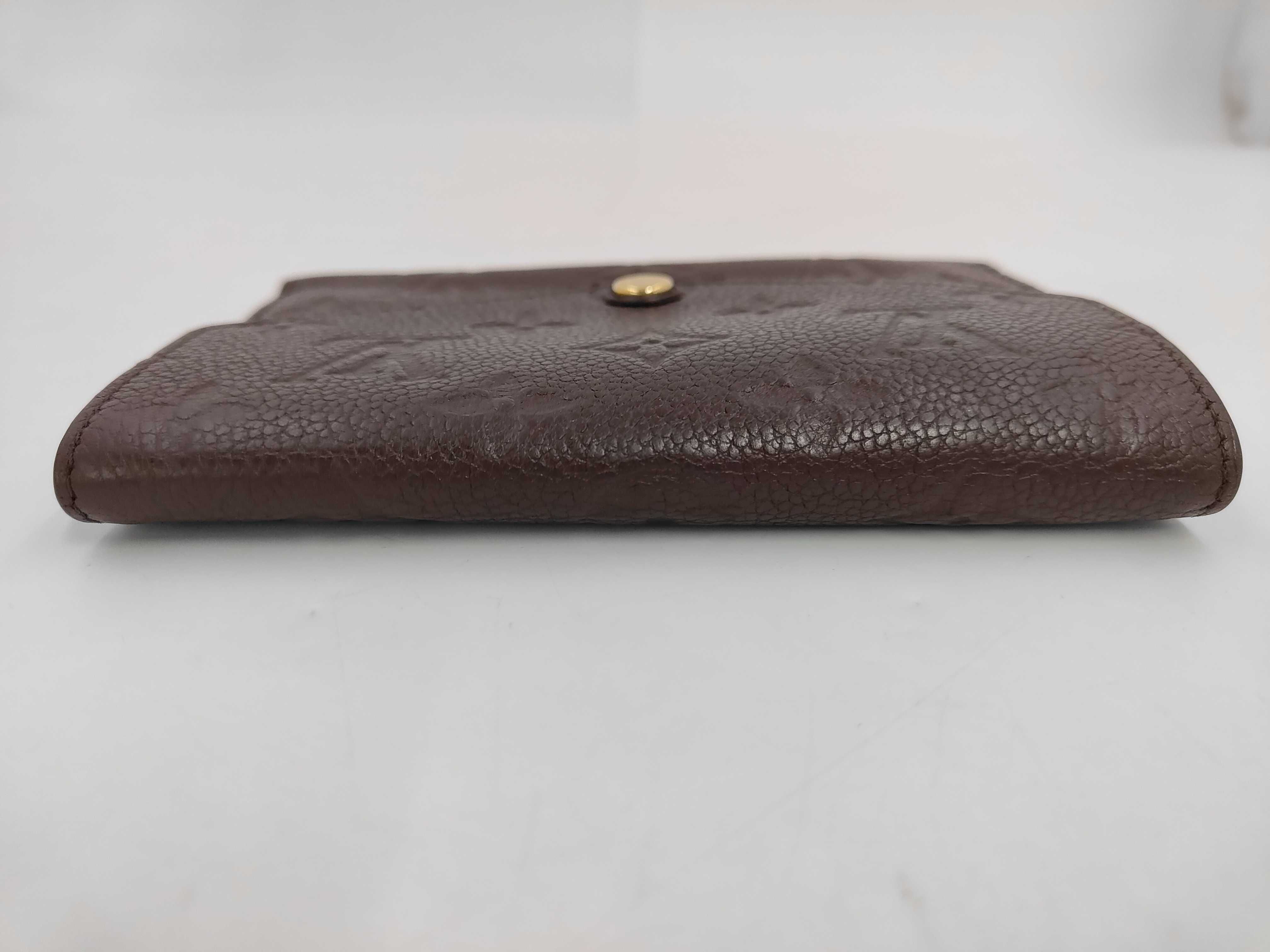 Monogram Victorine Brown Embossed Monogram Calfskin Small Wallet — view 6
