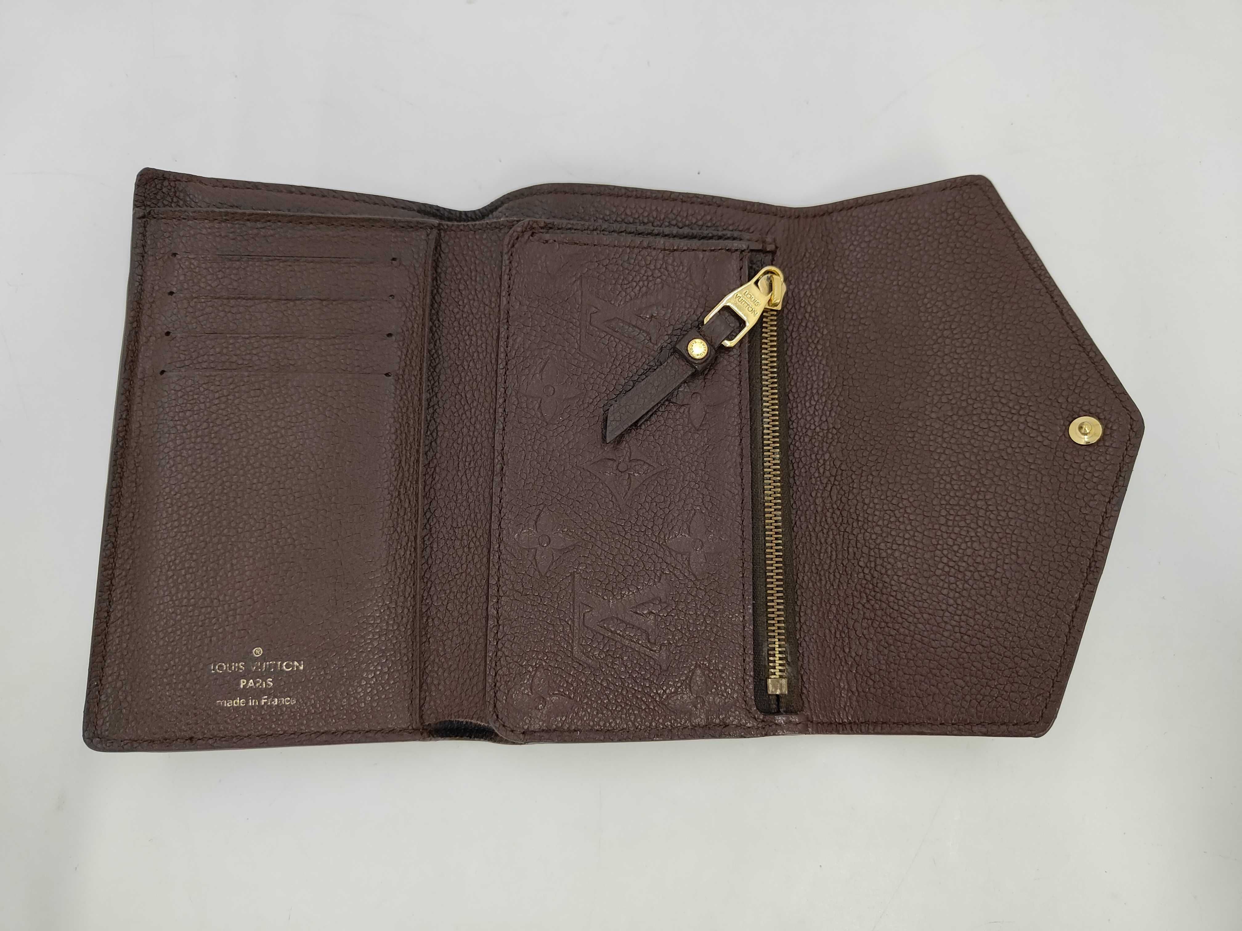 Monogram Victorine Brown Embossed Monogram Calfskin Small Wallet — view 7