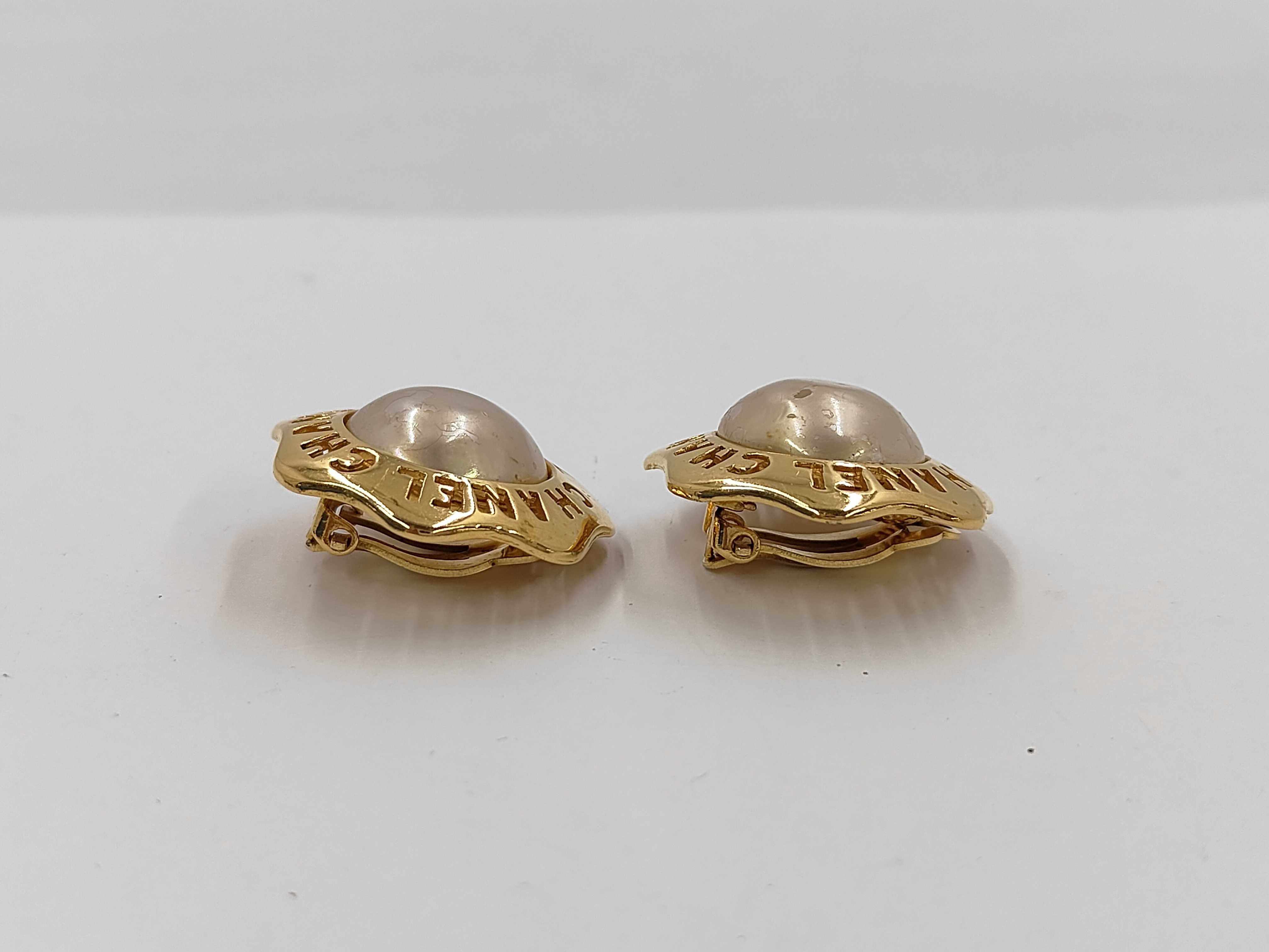 brand jewelry earrings, pearl earrings. — view 2