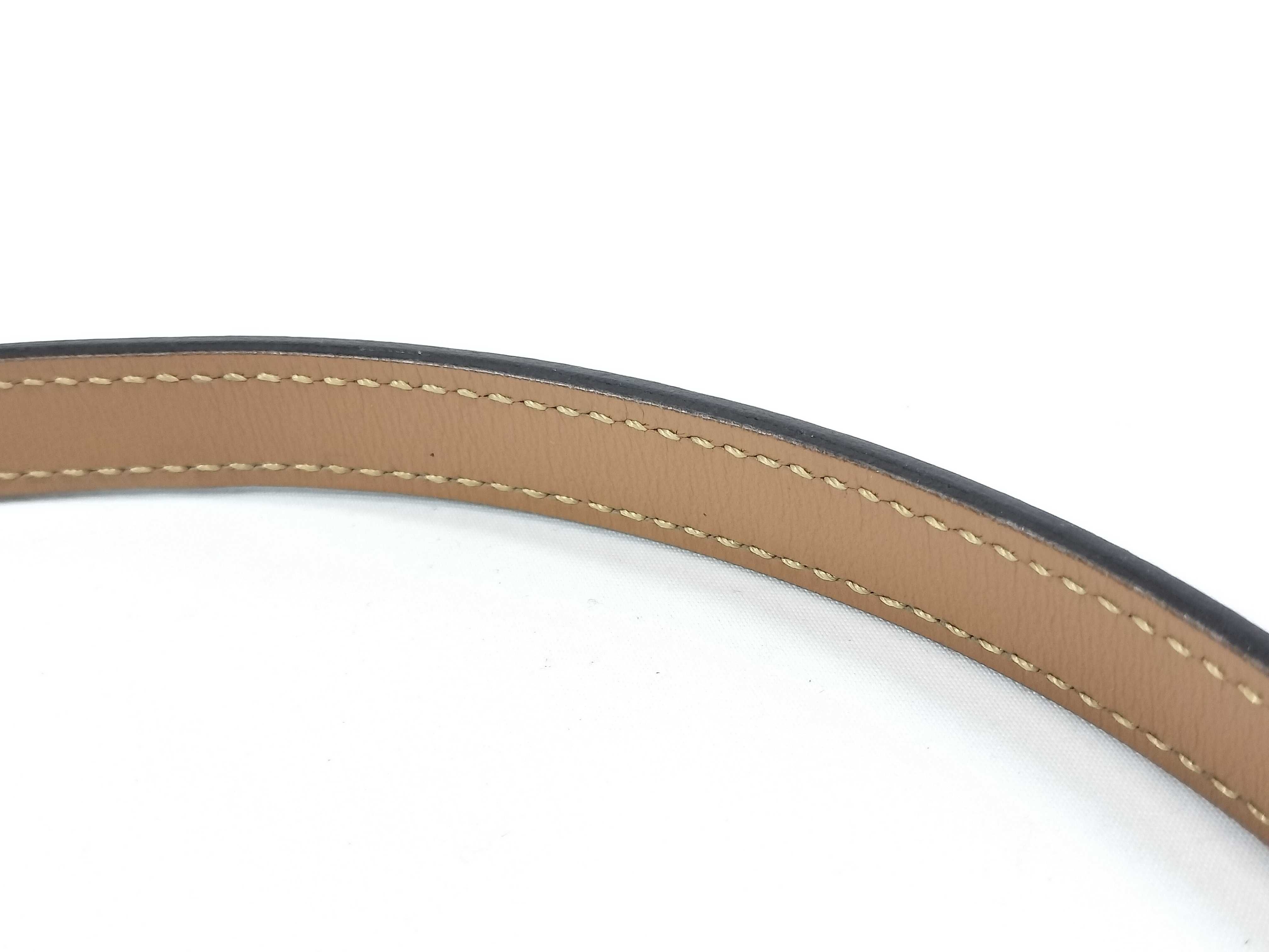 Leather Belt Pop H 70 White — view 11