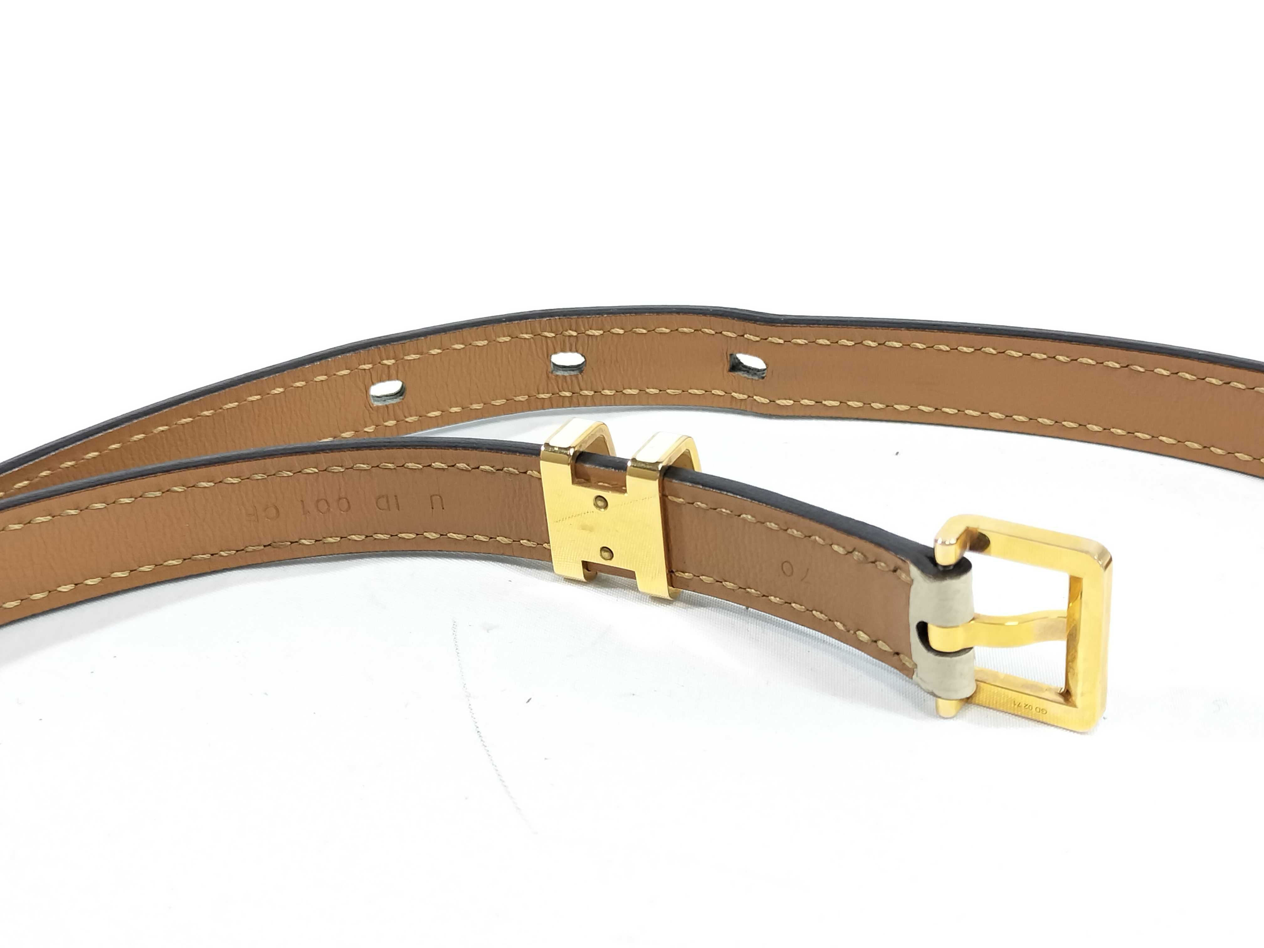 Leather Belt Pop H 70 White — view 3