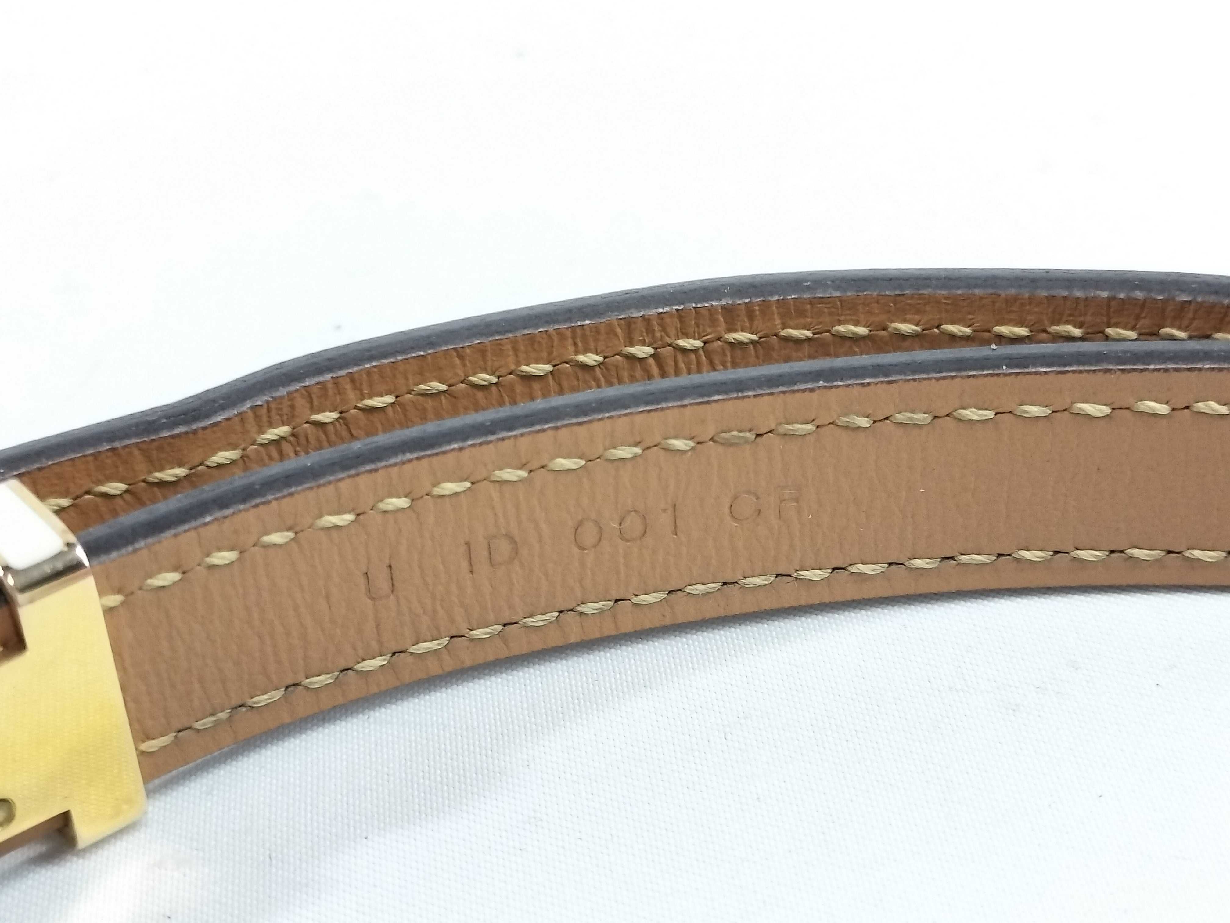 Leather Belt Pop H 70 White — view 6