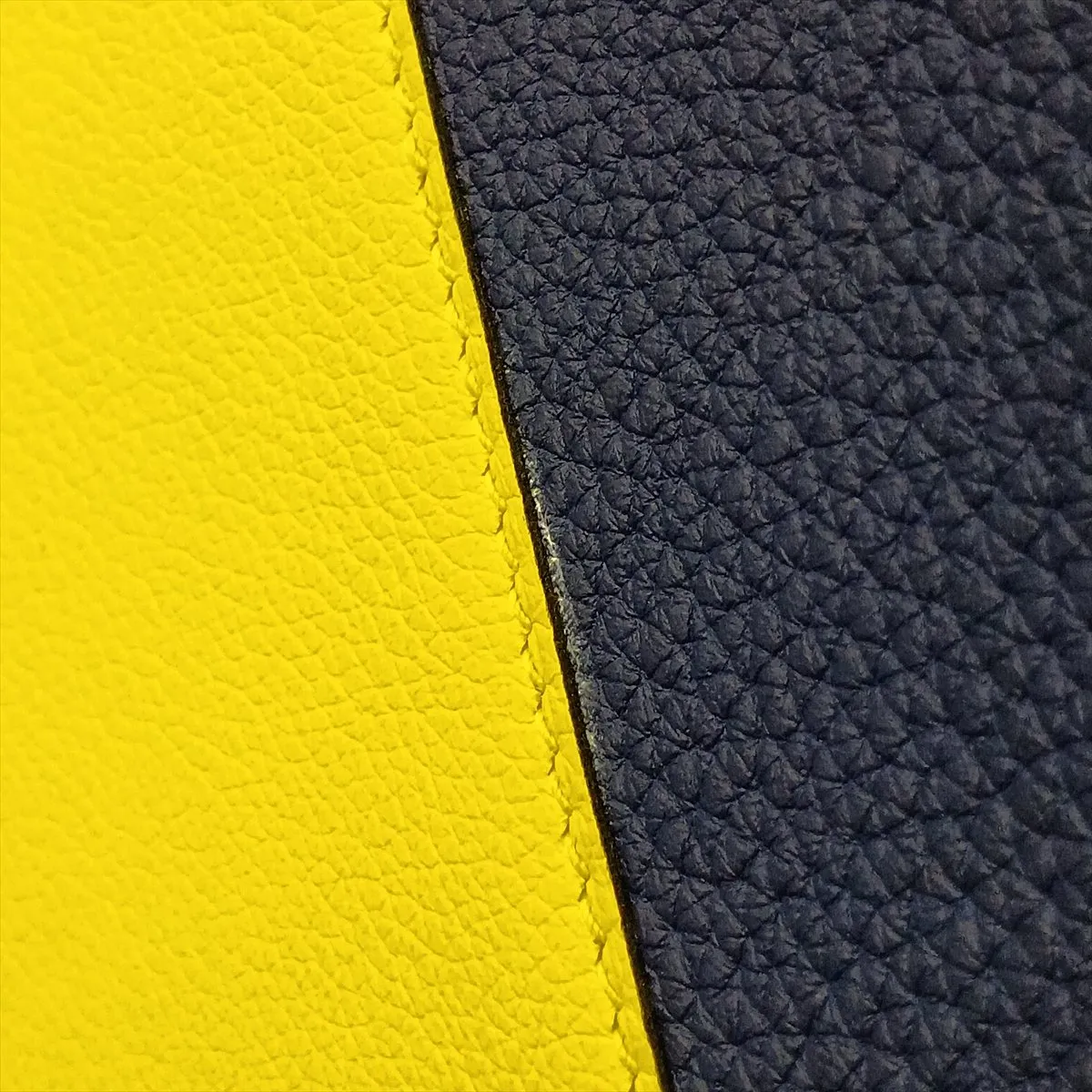 [Individually packaged] Hermes Bolide 1923 45 Casaque Togo x Evercolor Blue Saphir x Jaune Naple Silver Hardware B: 2023 — view 12