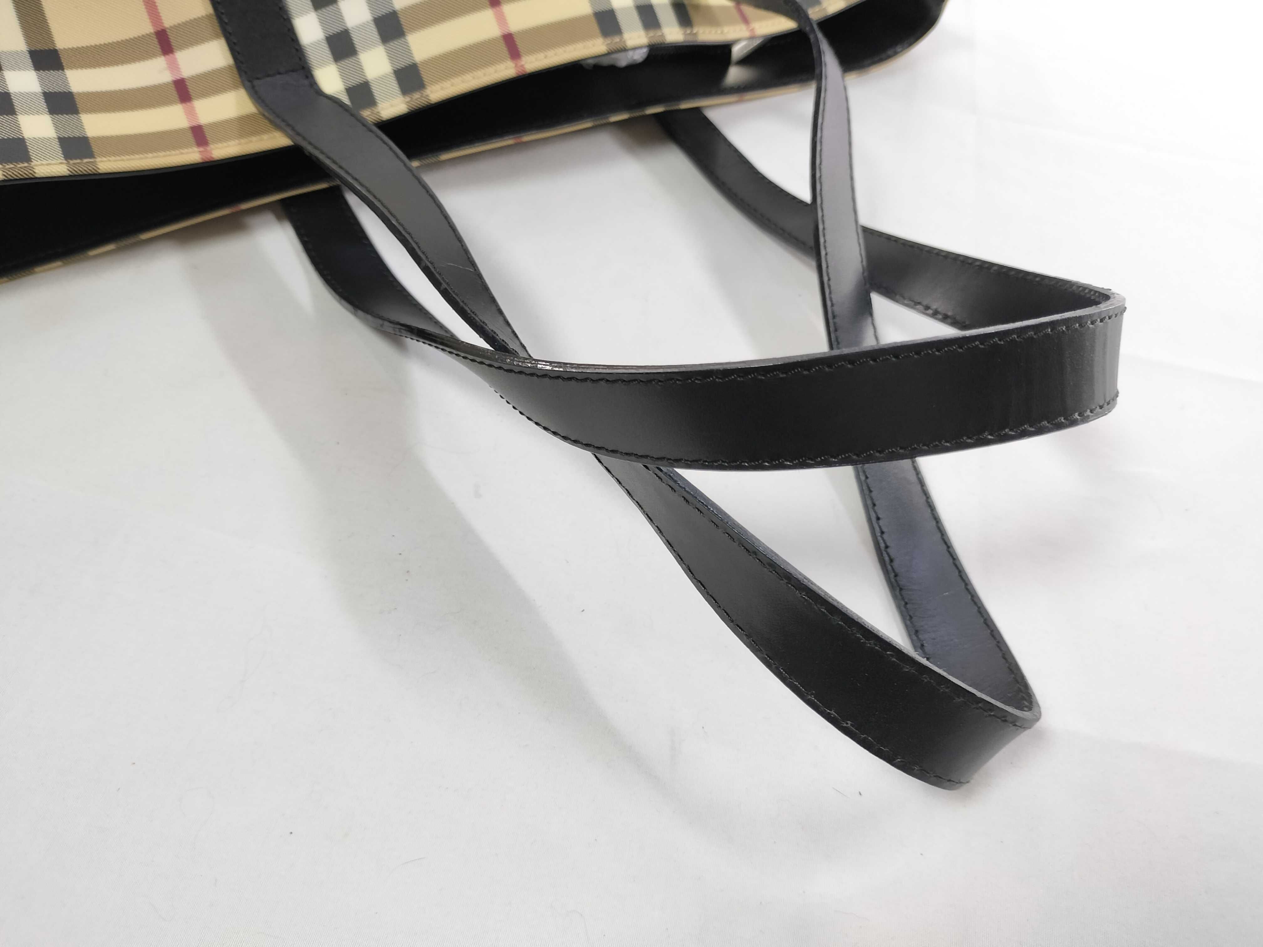 Nova Check PVC Tote Bag (Discoloration present) — view 3