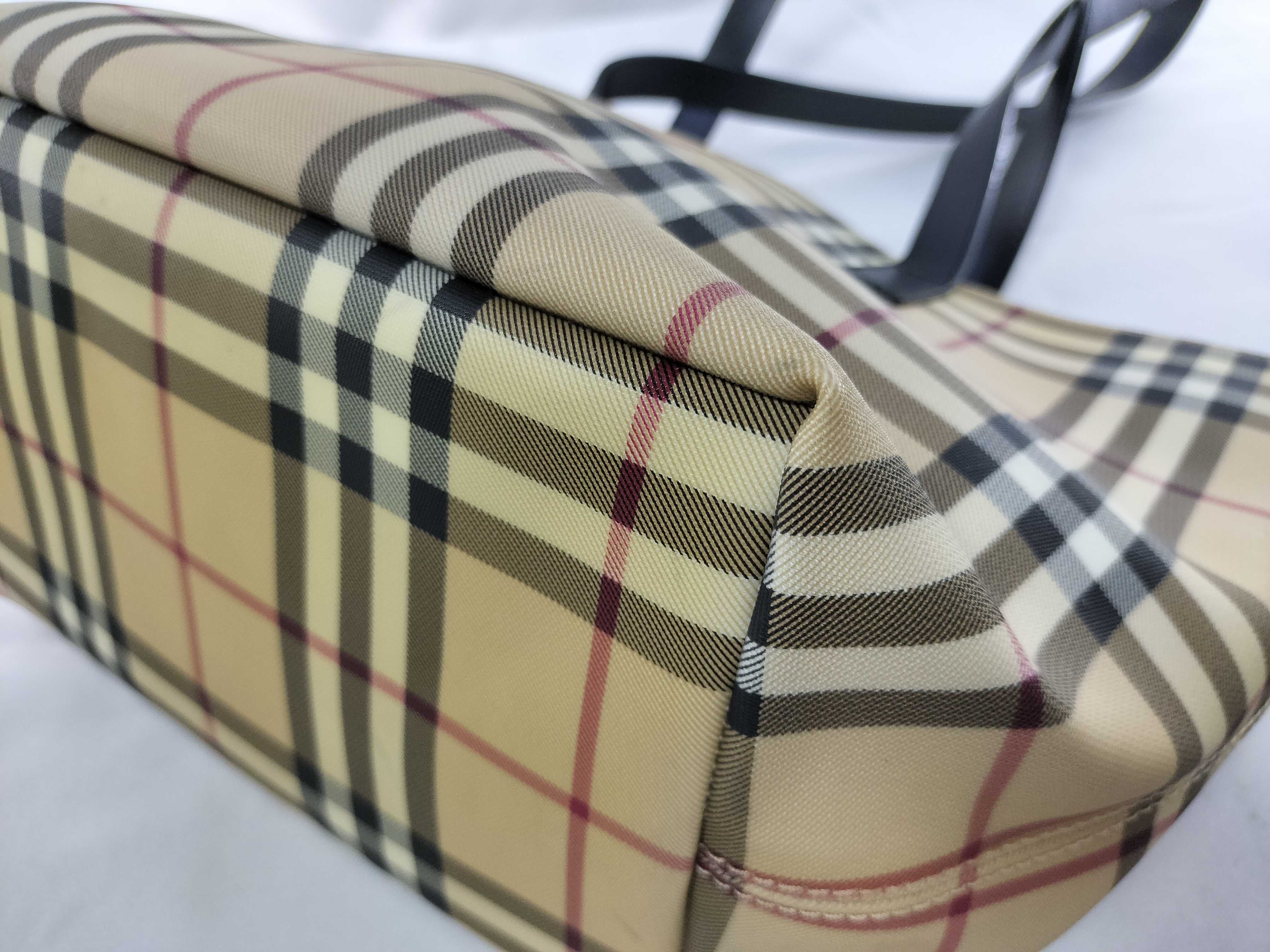 Nova Check PVC Tote Bag (Discoloration present) — view 6