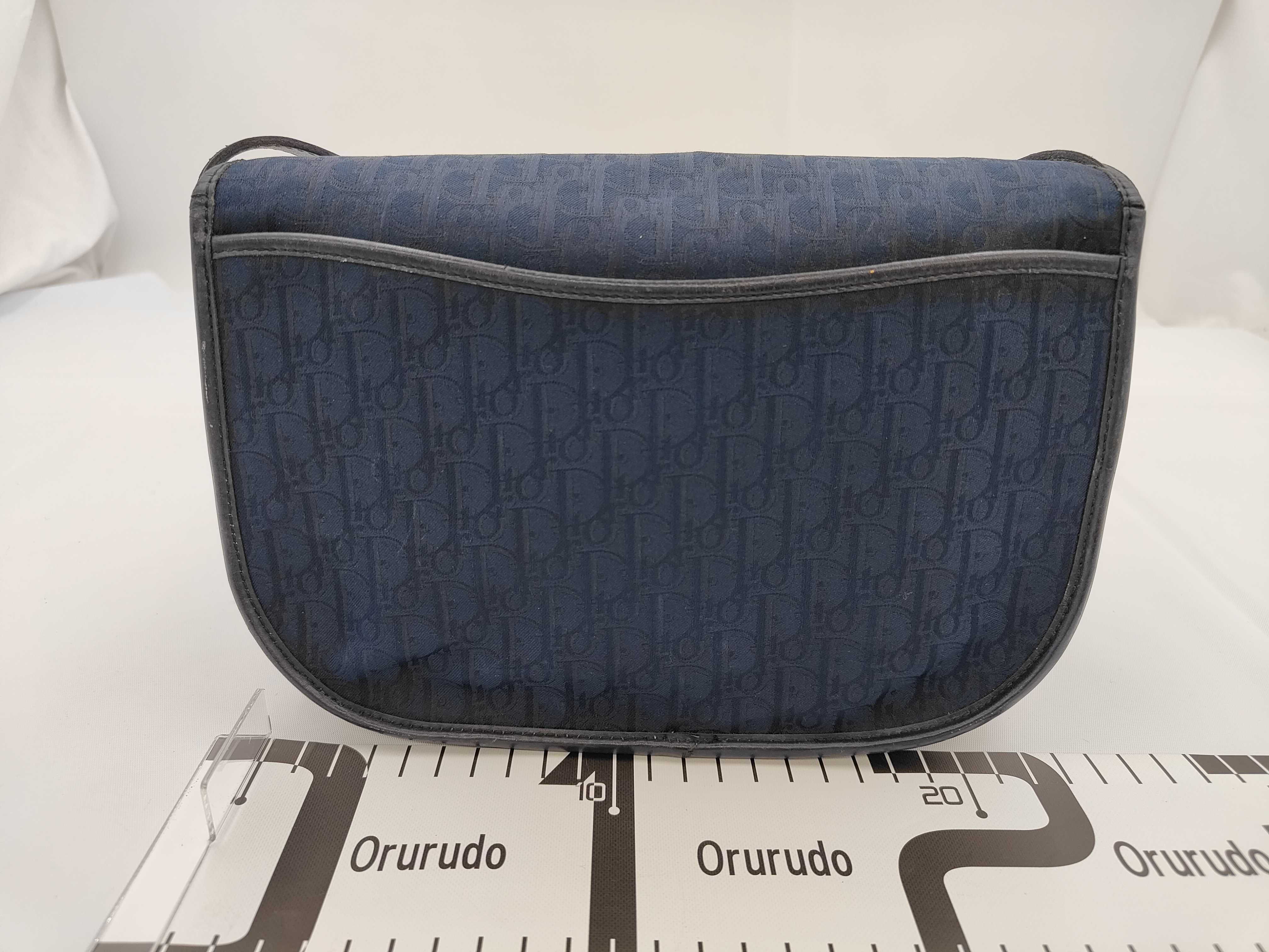 CHRISTIAN Trotter Navy Shoulder Bag — view 2