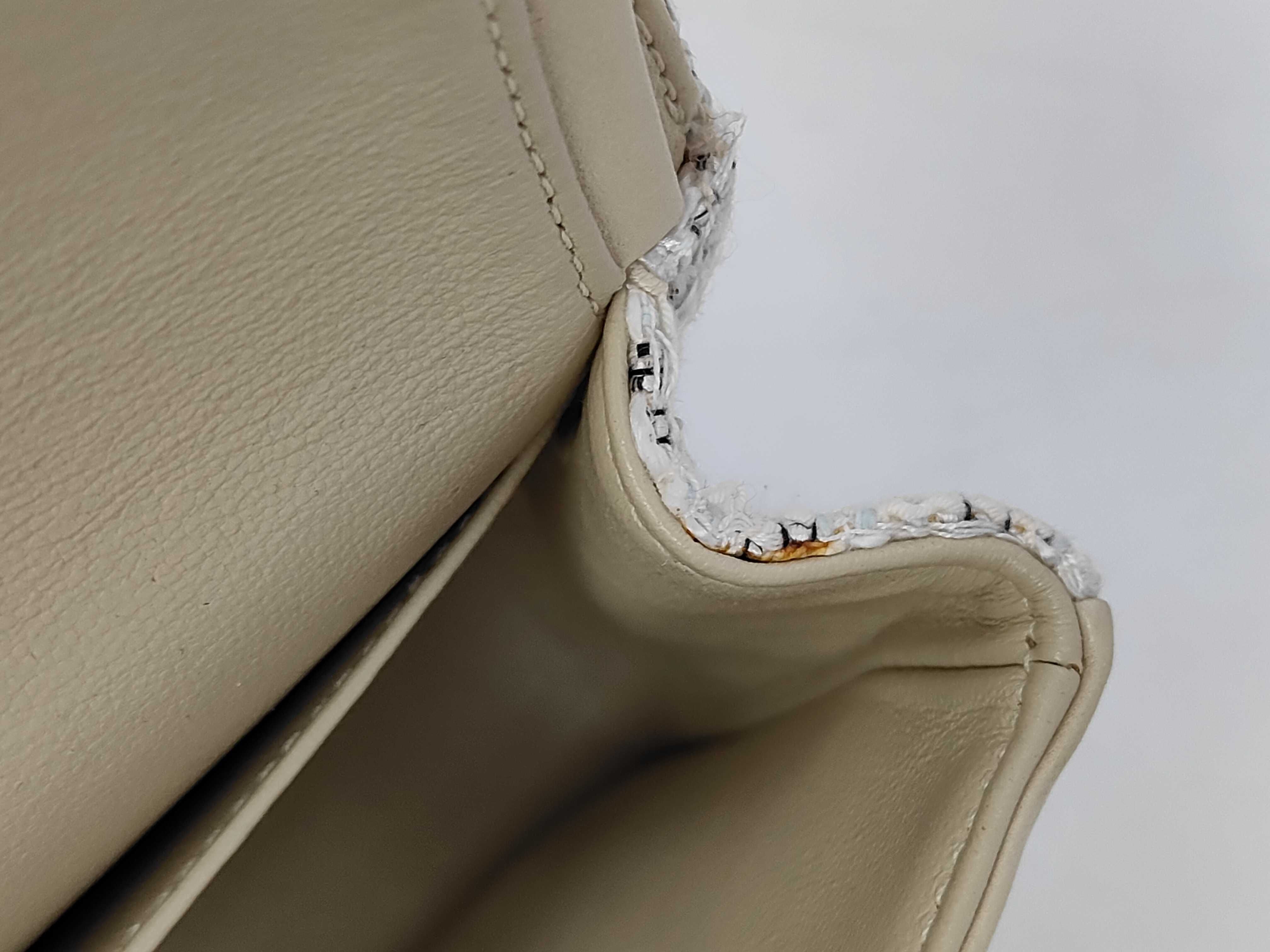 Tweed Double Flap Chain Shoulder Bag — view 10