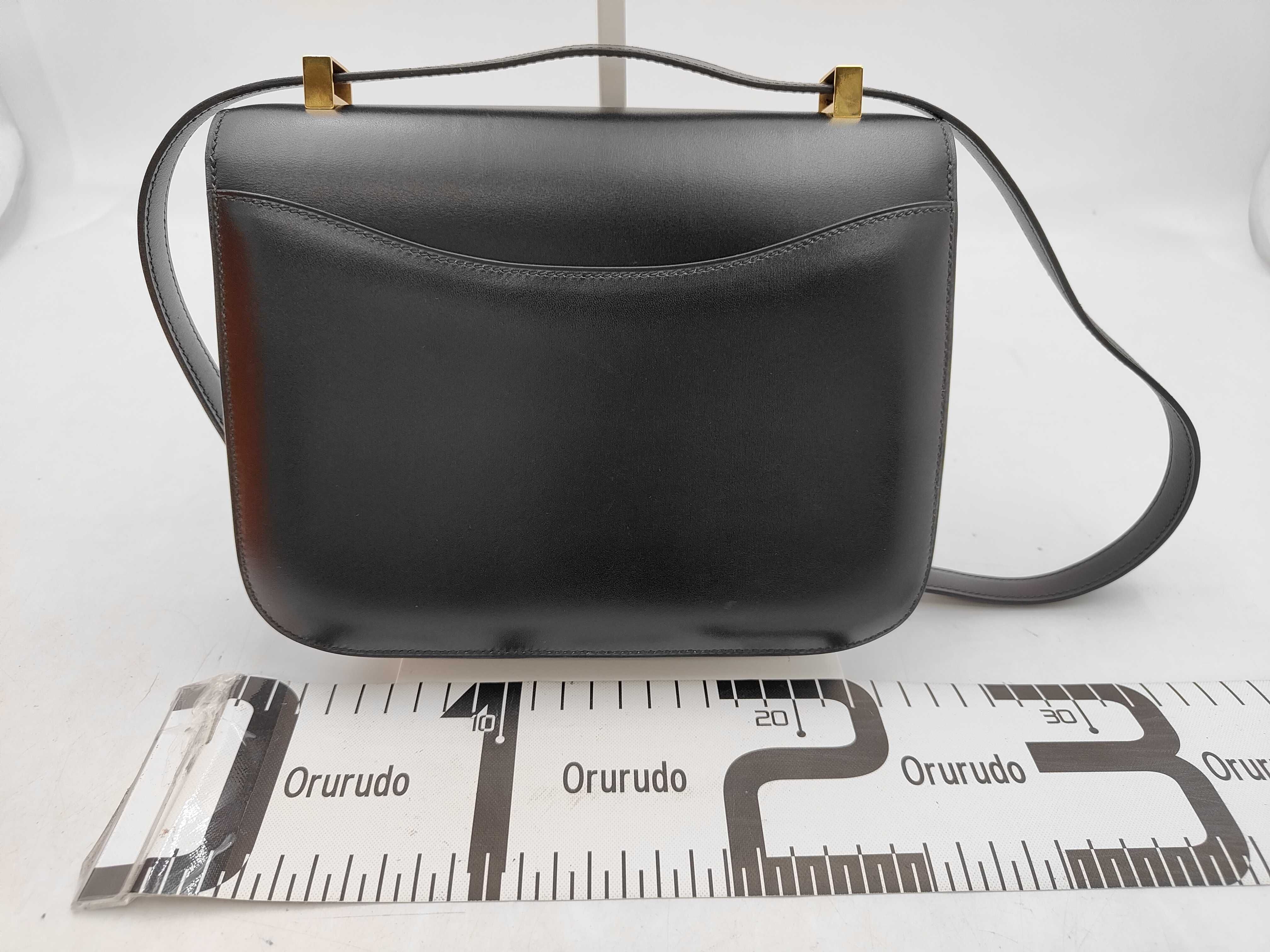 Constance 23 Box Calf Black Shoulder Bag — view 2