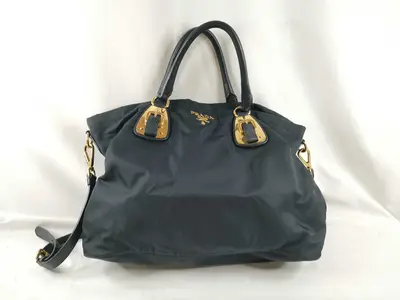 Nylon Shoulder Bag Navy BN1902 Handbag