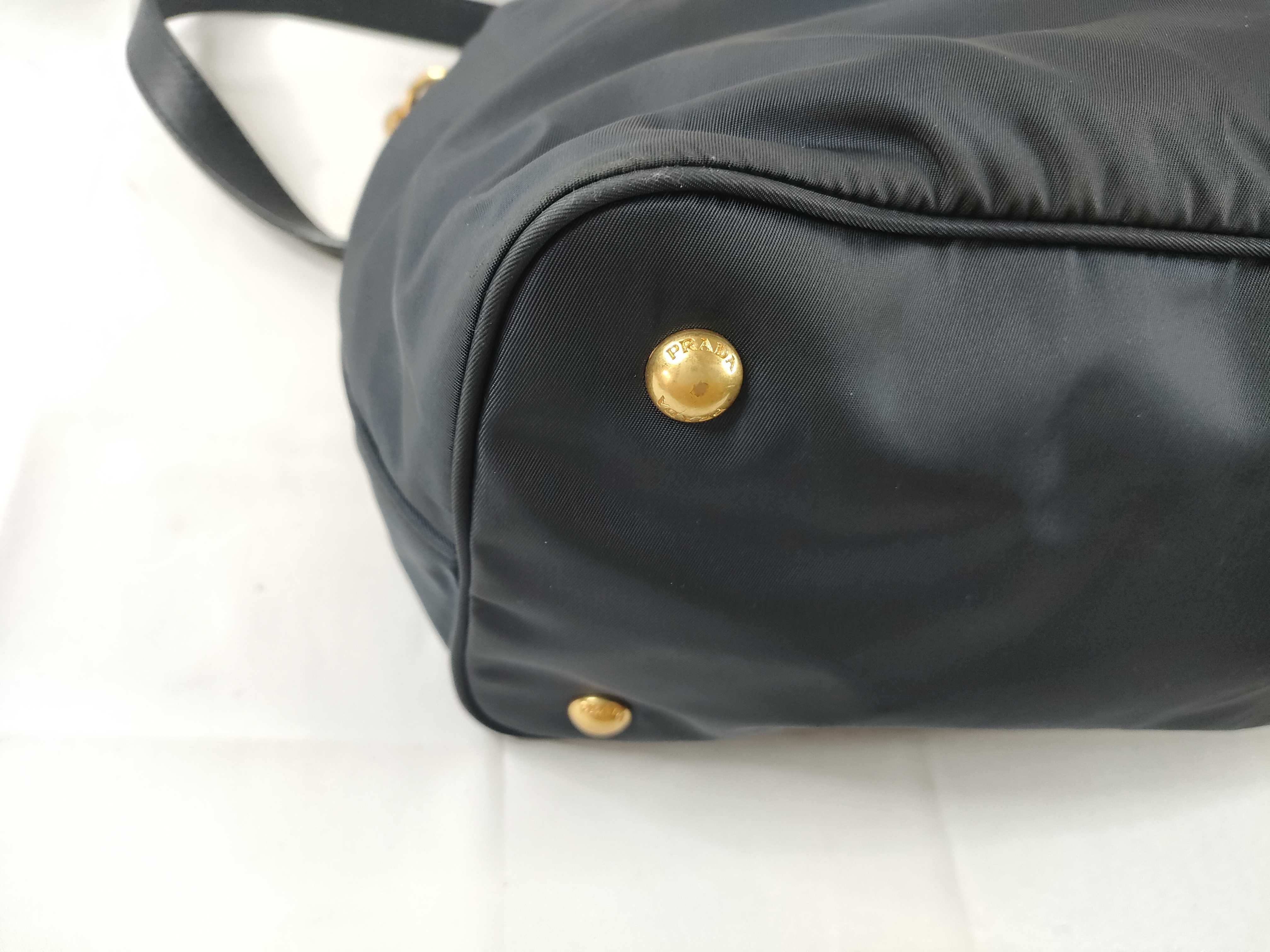 Nylon Shoulder Bag Navy BN1902 Handbag — view 3
