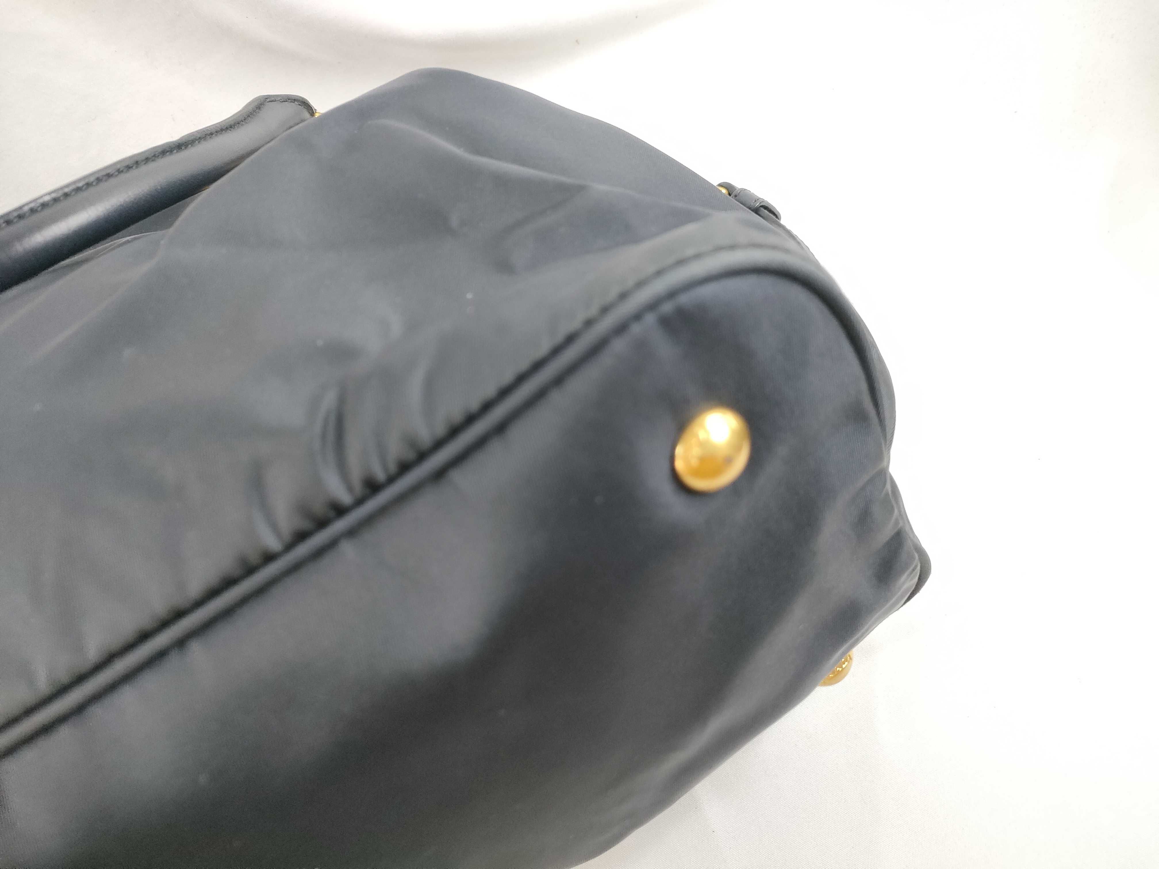 Nylon Shoulder Bag Navy BN1902 Handbag — view 5