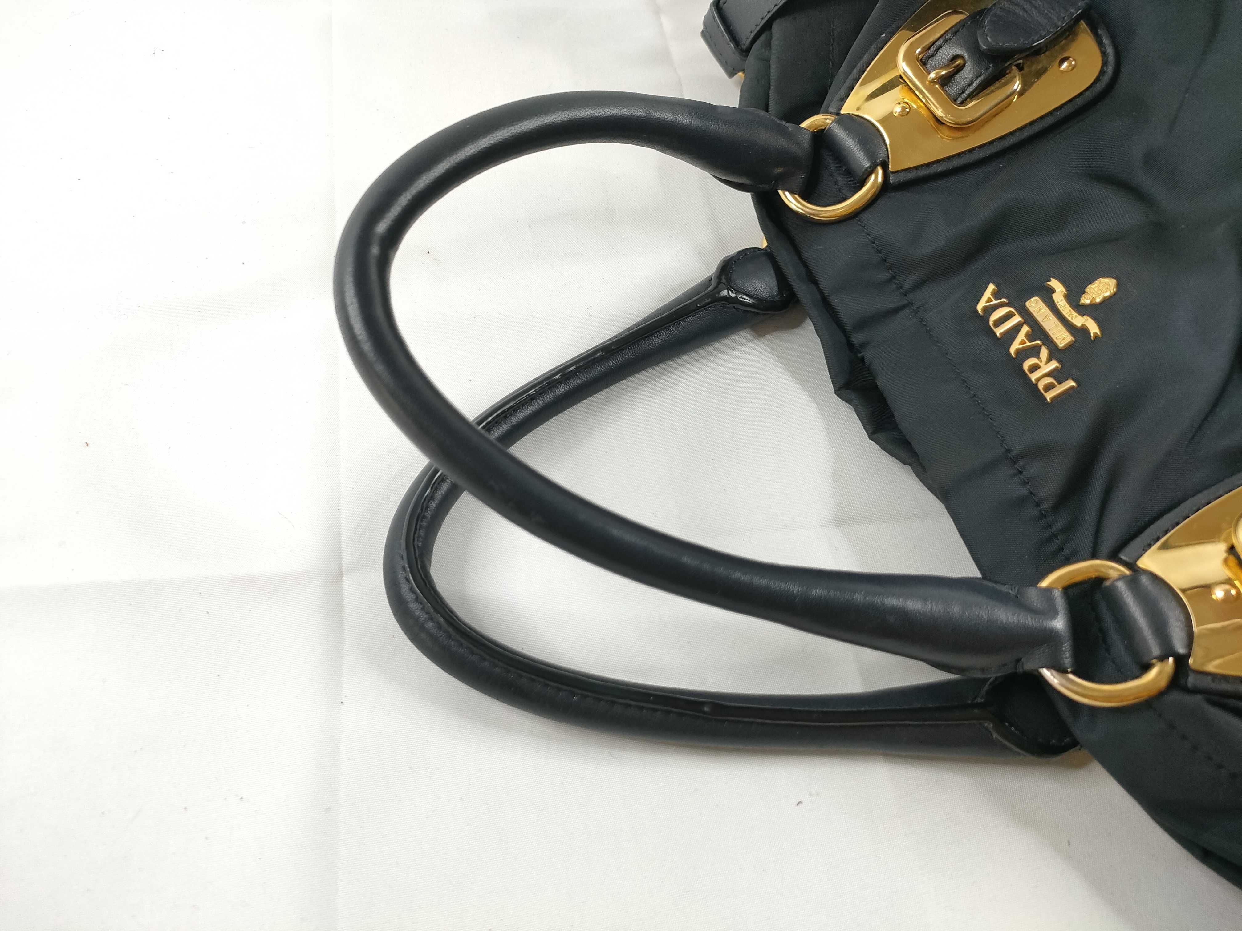 Nylon Shoulder Bag Navy BN1902 Handbag — view 6