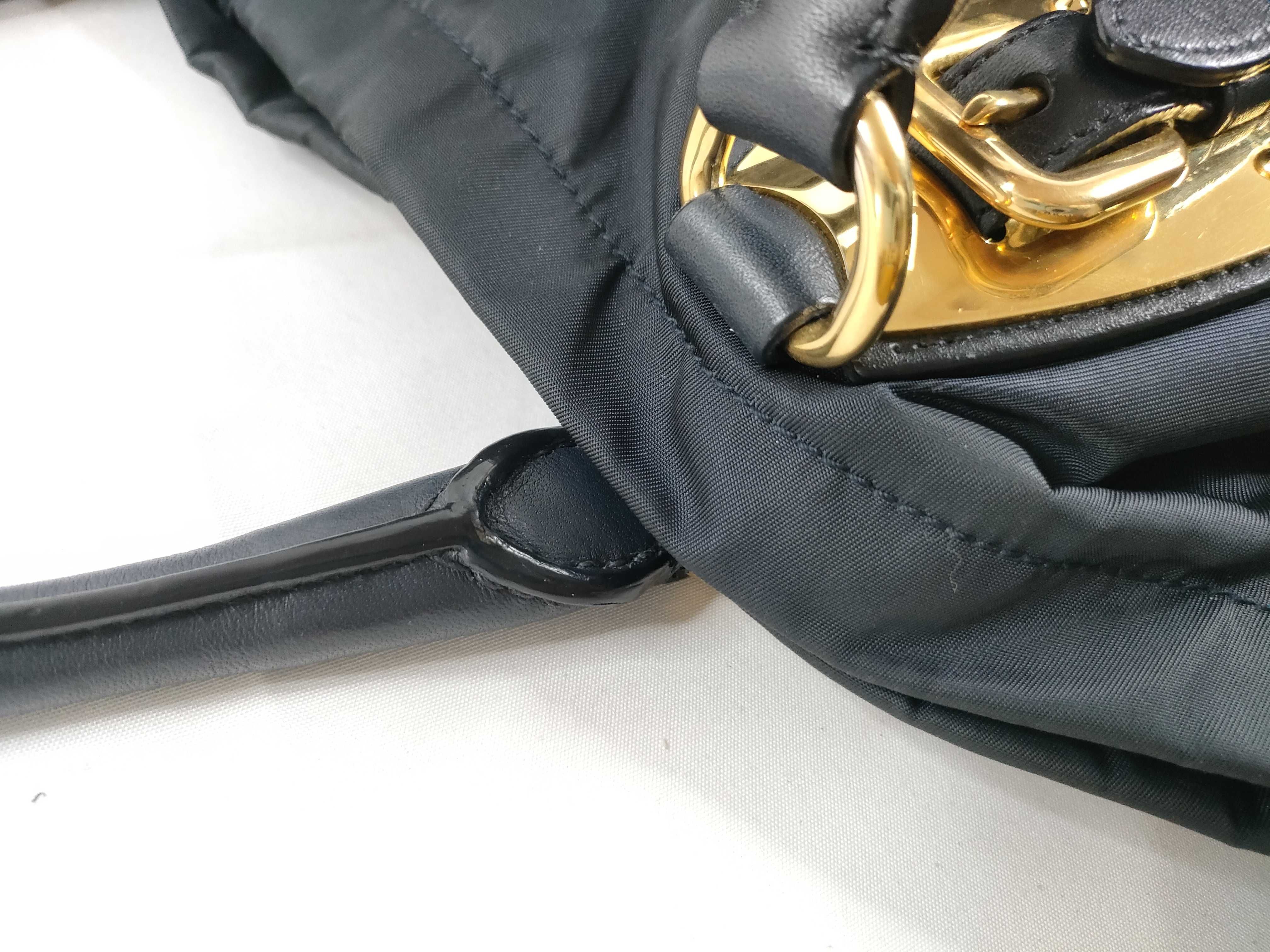 Nylon Shoulder Bag Navy BN1902 Handbag — view 8
