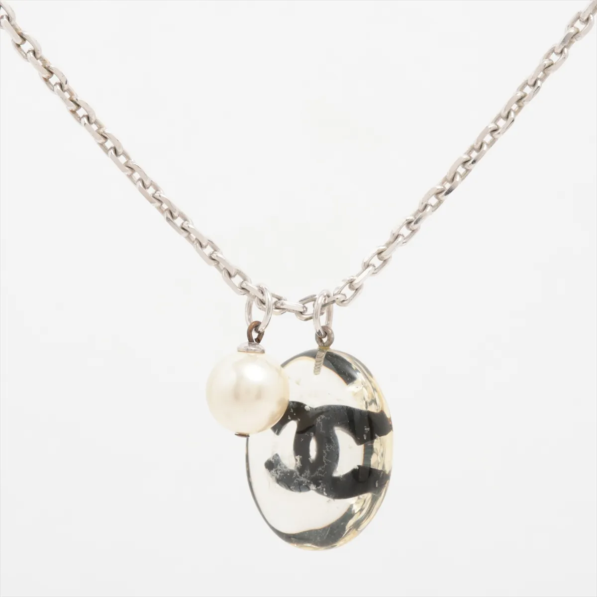 Cocomark 04A Necklace Metal x Resin Silver — view 2