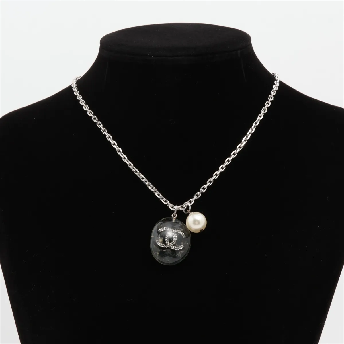 Cocomark 04A Necklace Metal x Resin Silver — view 5