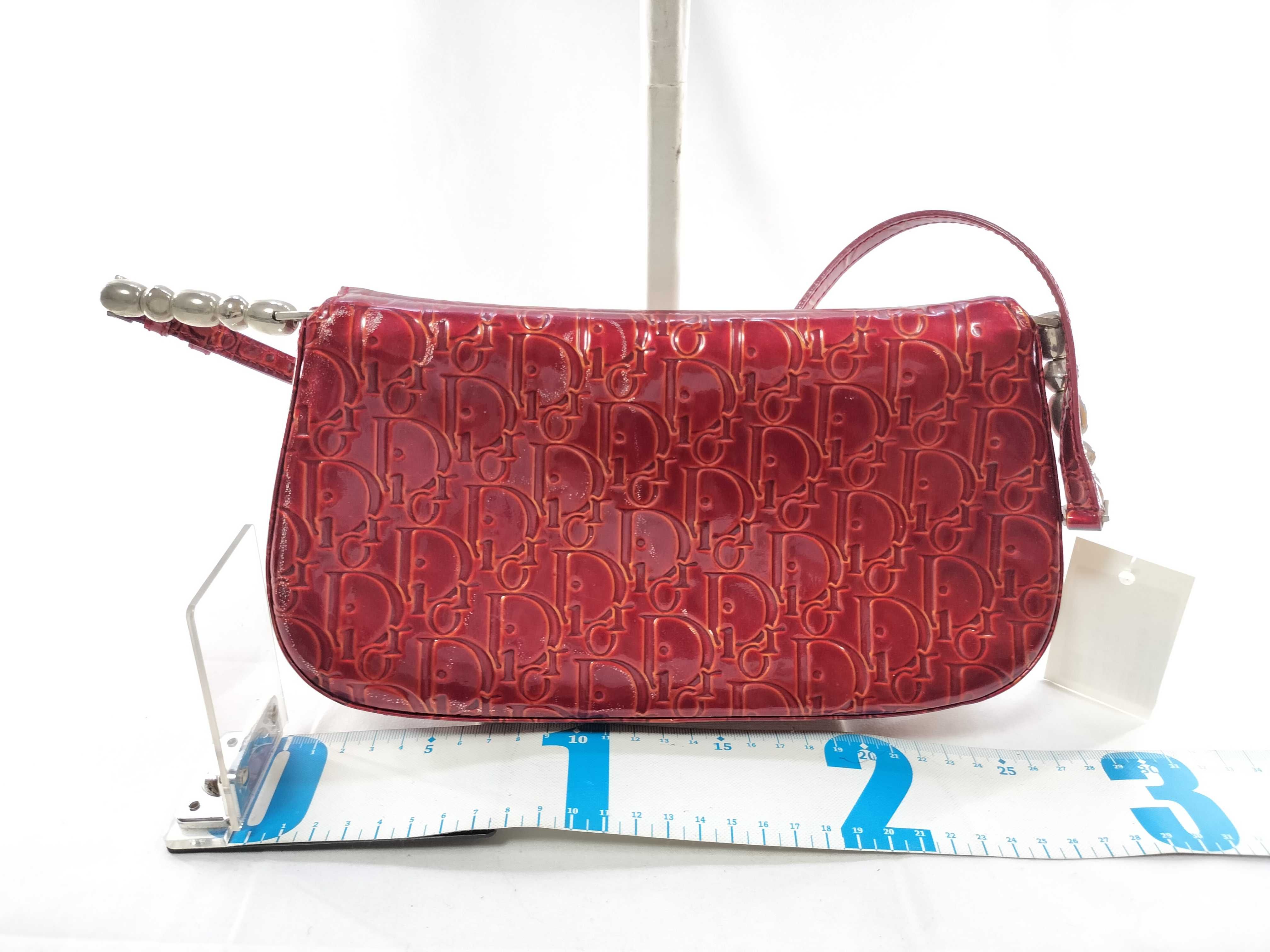 Trotter One-Shoulder Enamel Shoulder Bag — view 2