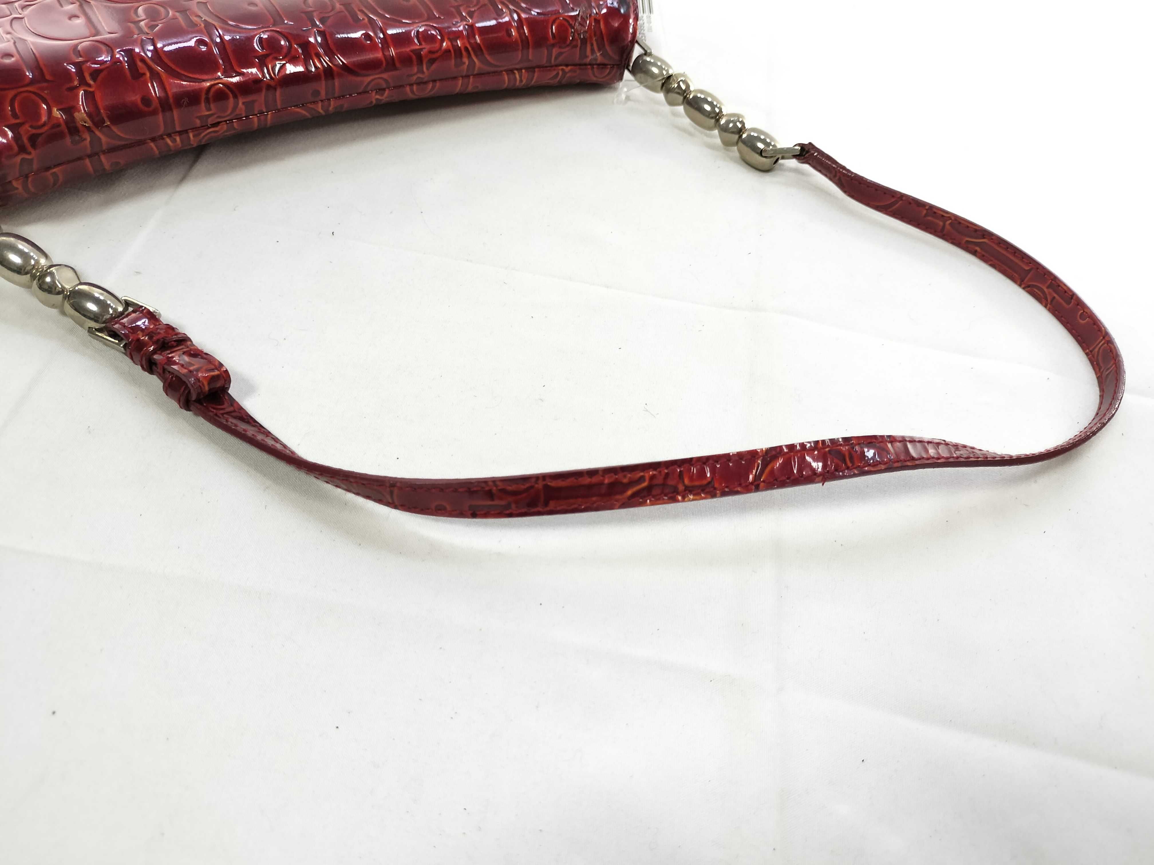 Trotter One-Shoulder Enamel Shoulder Bag — view 3