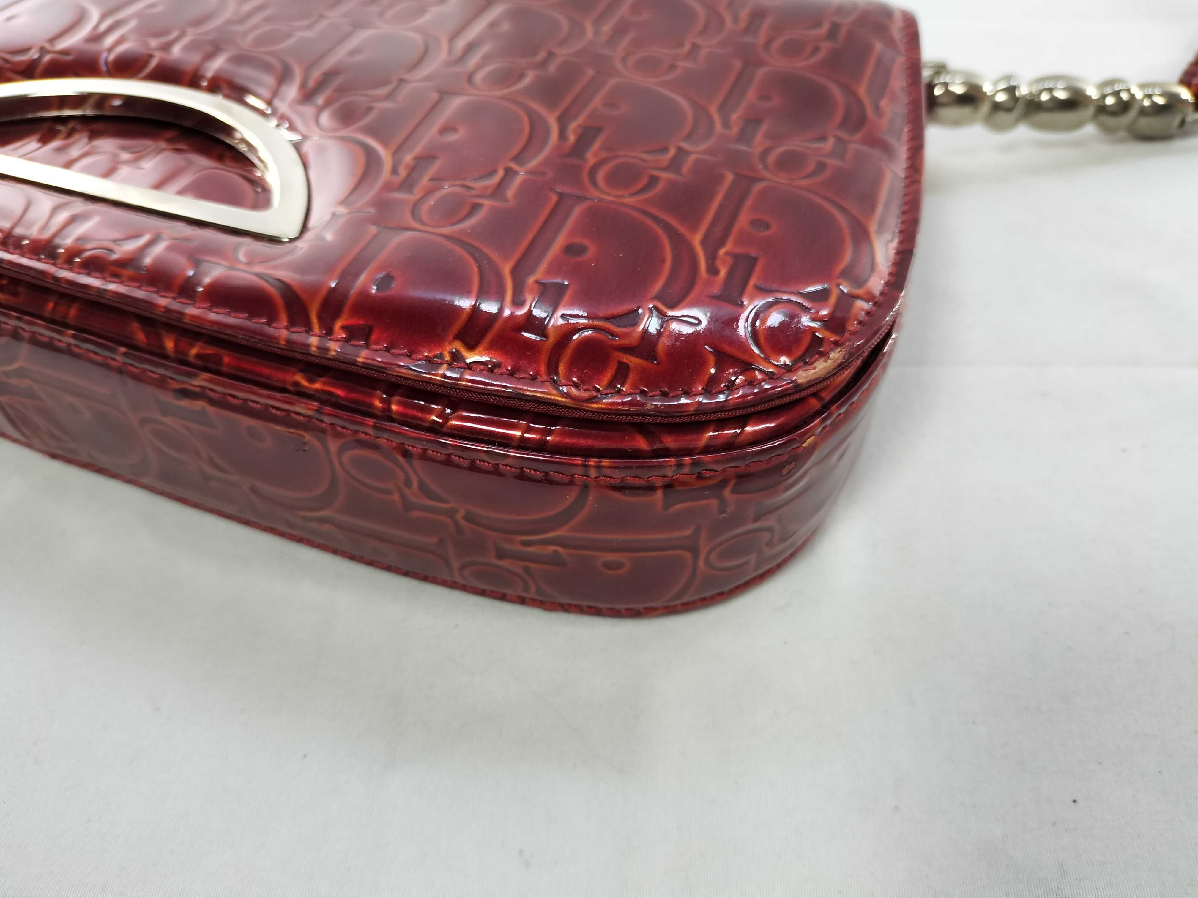 Trotter One-Shoulder Enamel Shoulder Bag — view 6