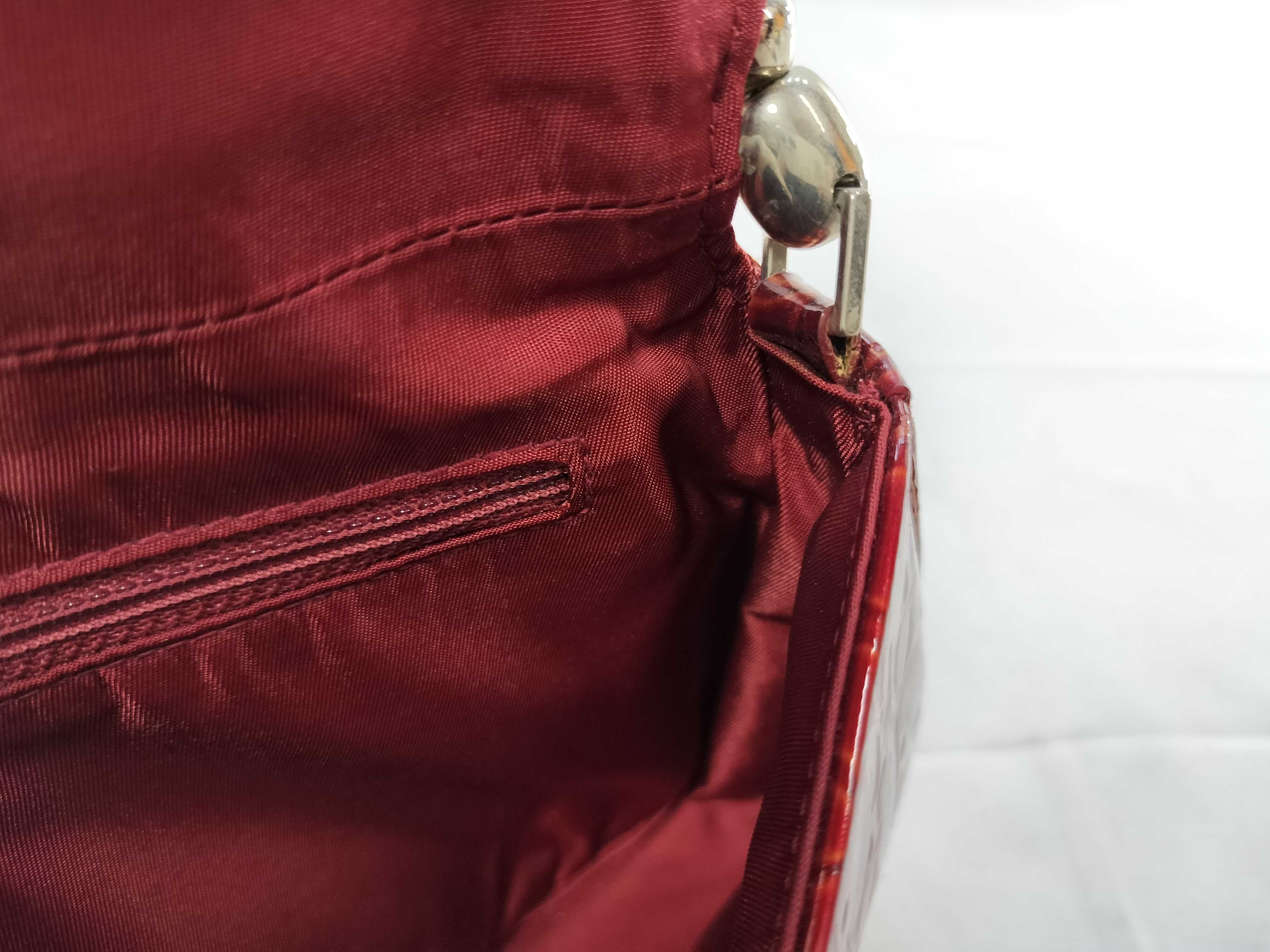 Trotter One-Shoulder Enamel Shoulder Bag — view 9