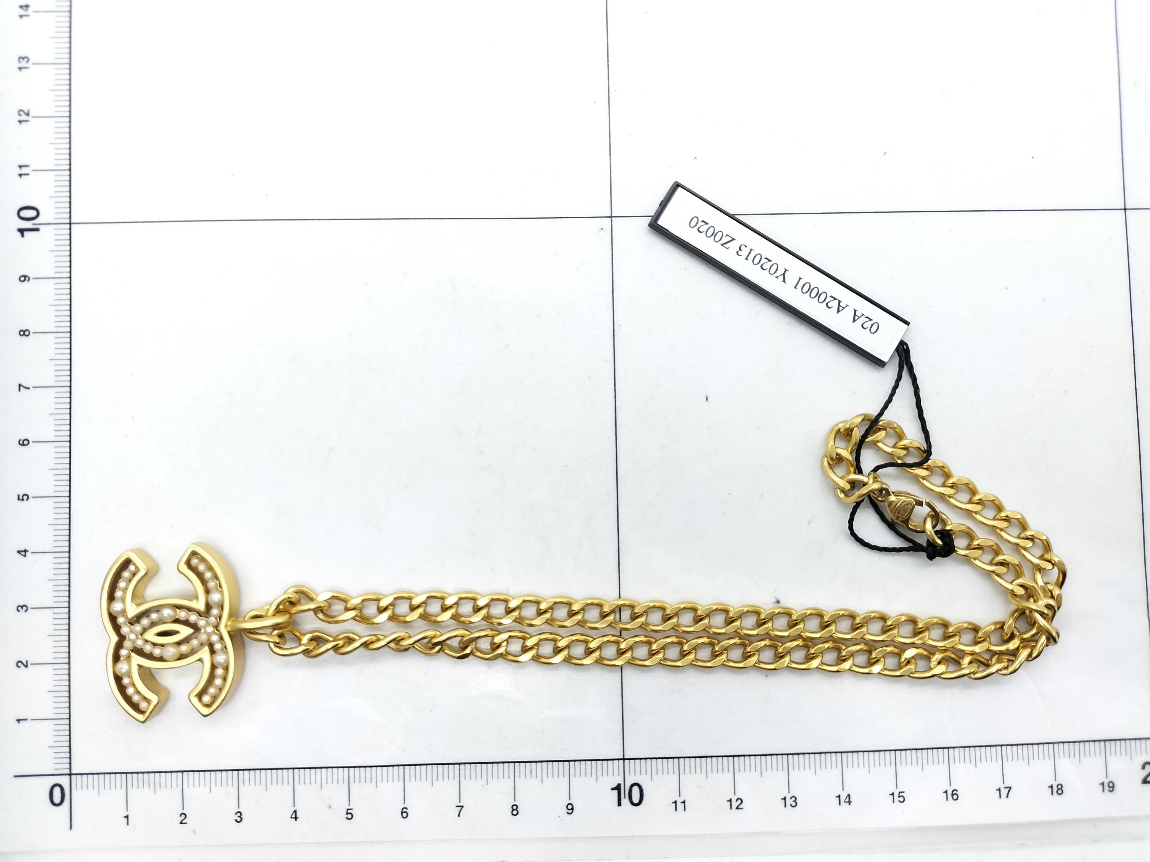 02A Coco Mark Faux Pearl Necklace — view 7