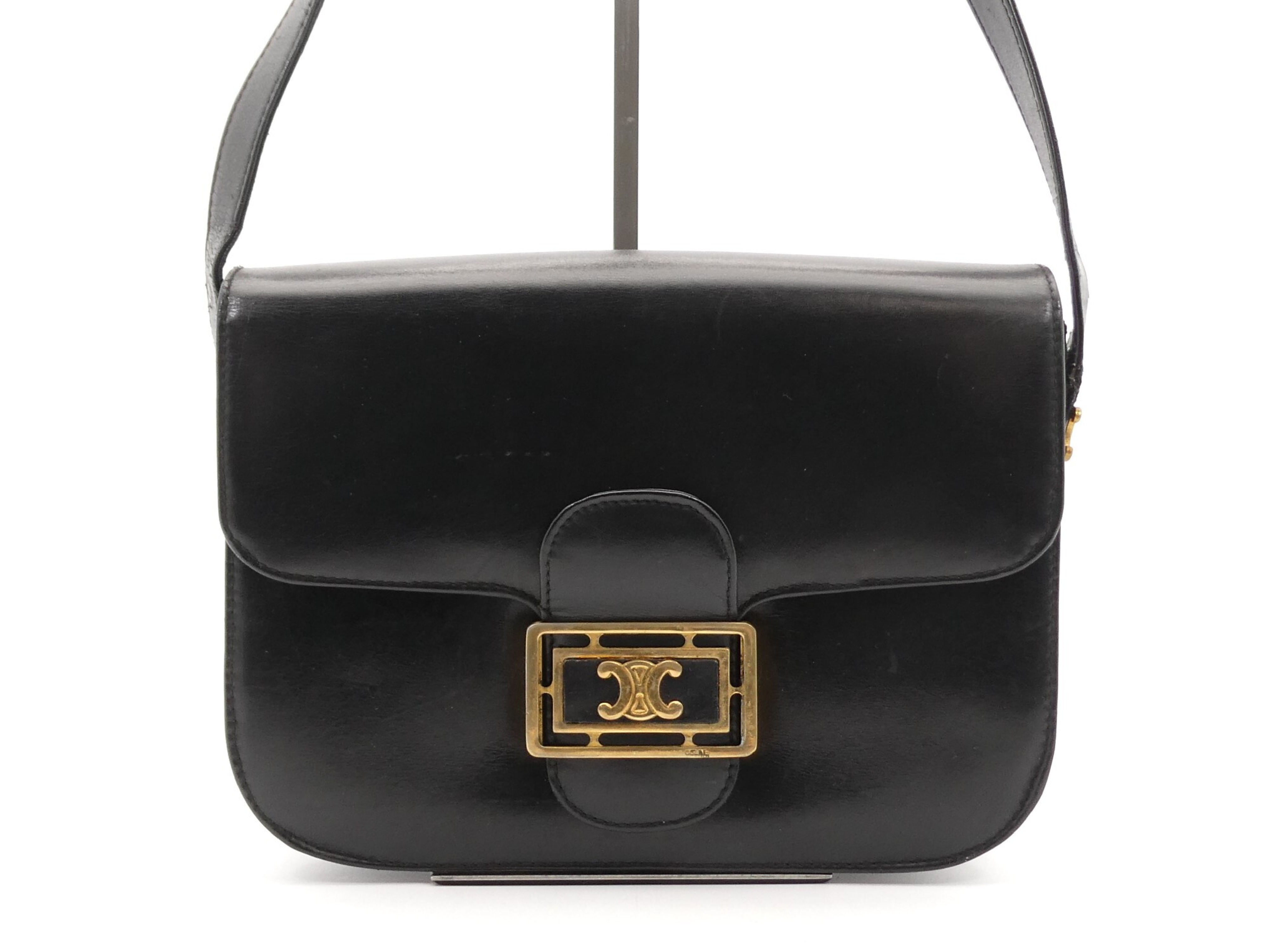 Triomphe Leather Shoulder Bag