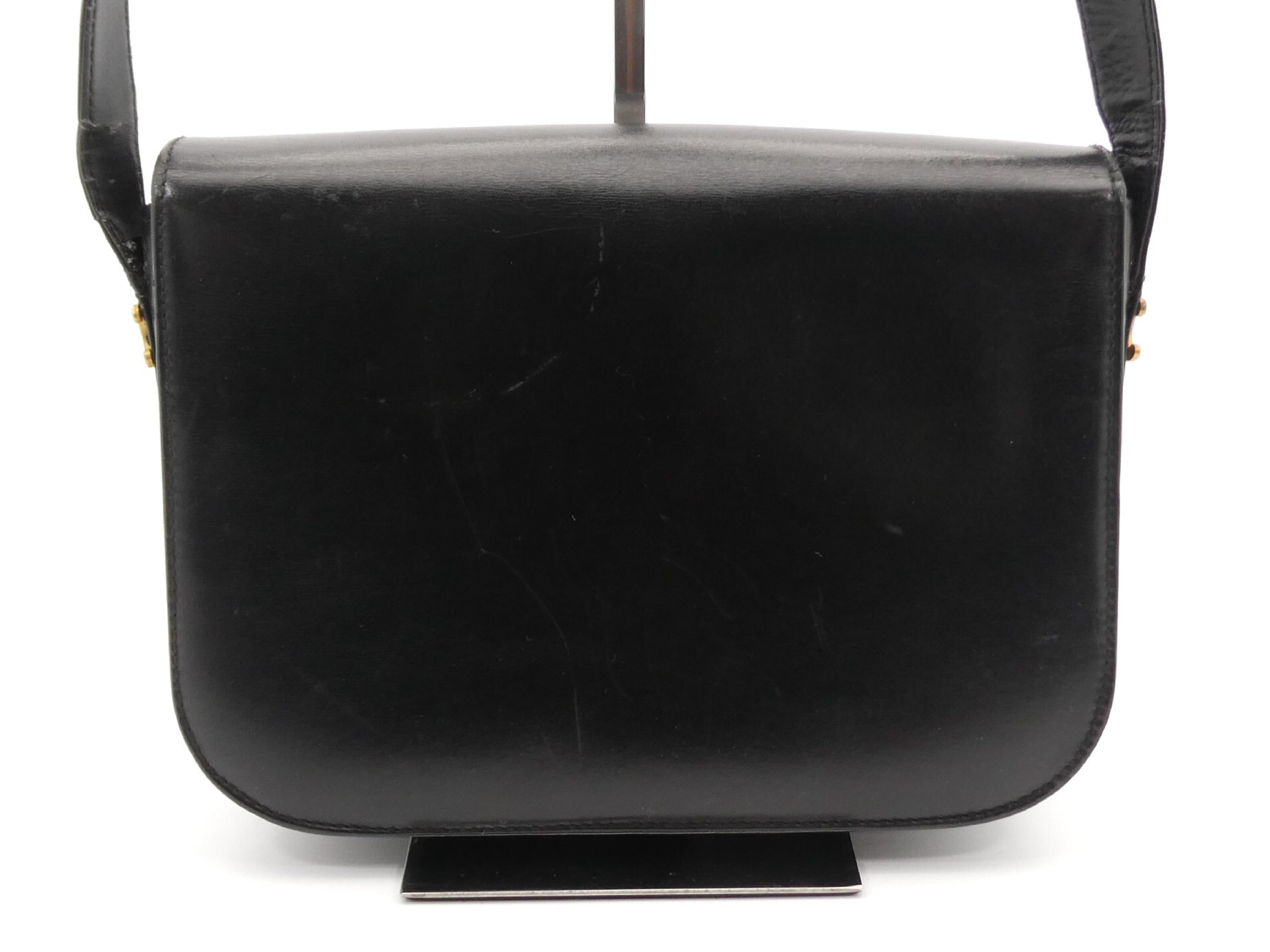 Triomphe Leather Shoulder Bag — view 2