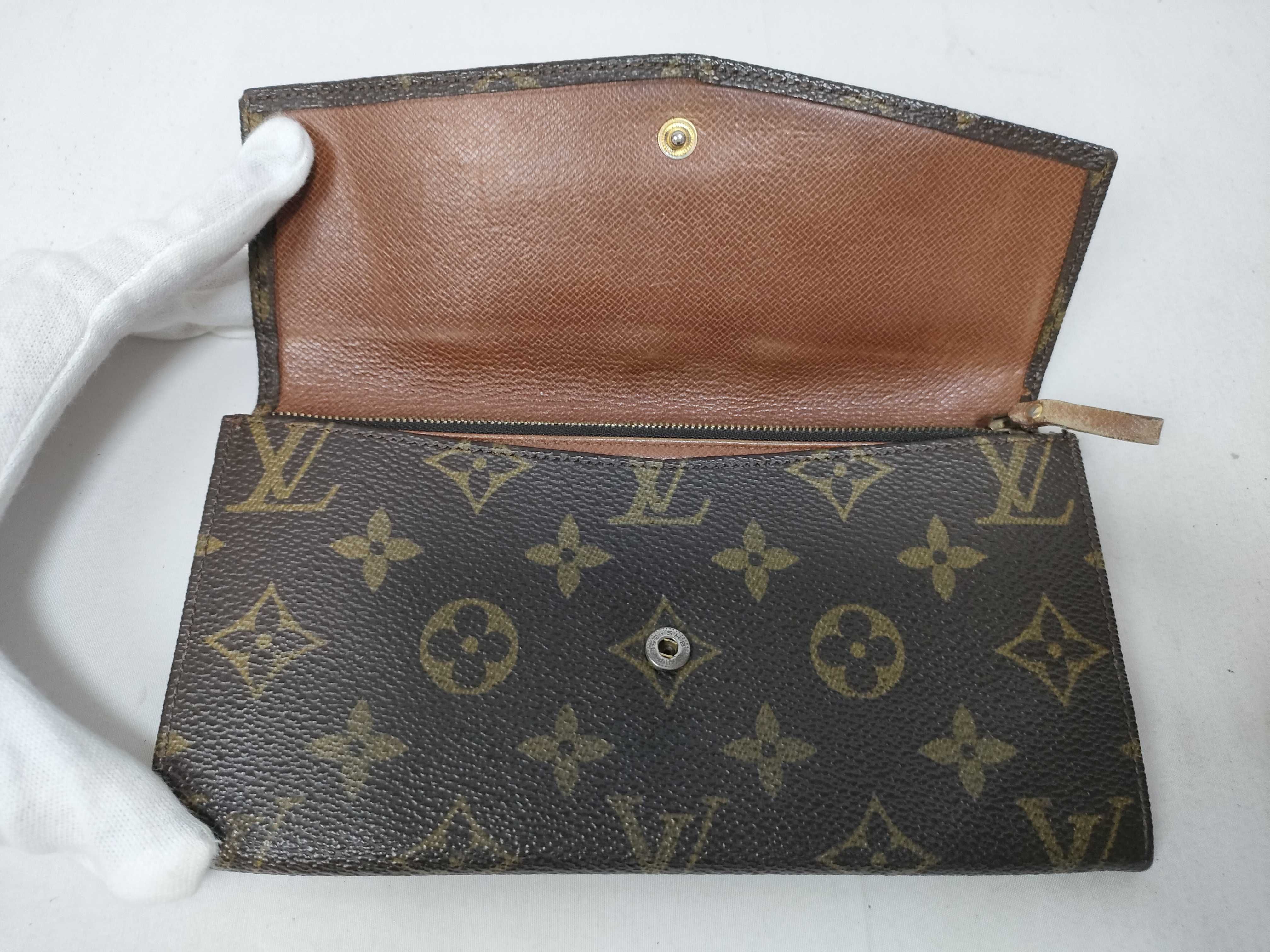 Monogram Louis Vuitton Old Model Long Wallet M61724 Wallet — view 8