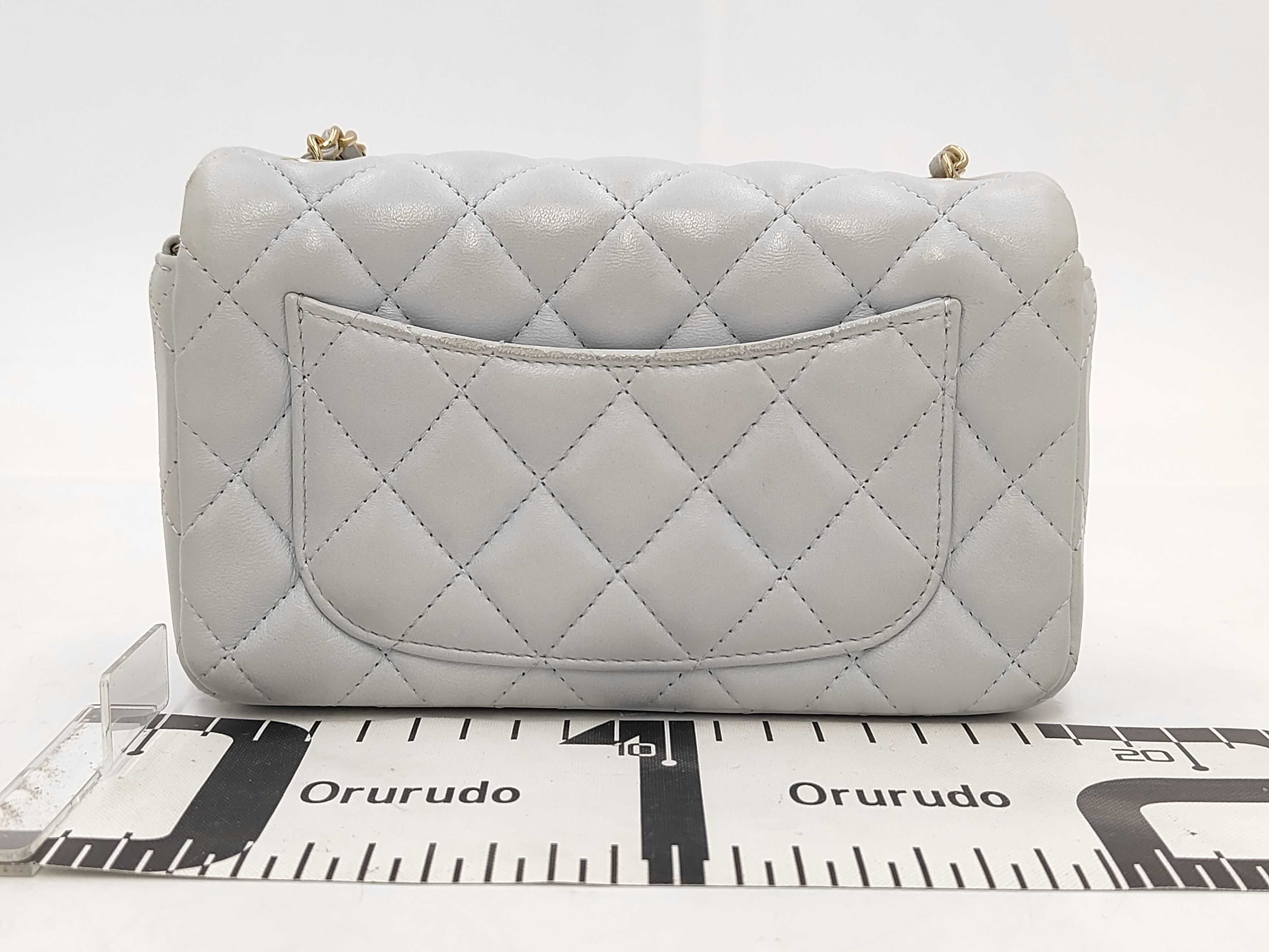 Mini Matelassé Chain Shoulder Bag with IC Plate — view 2