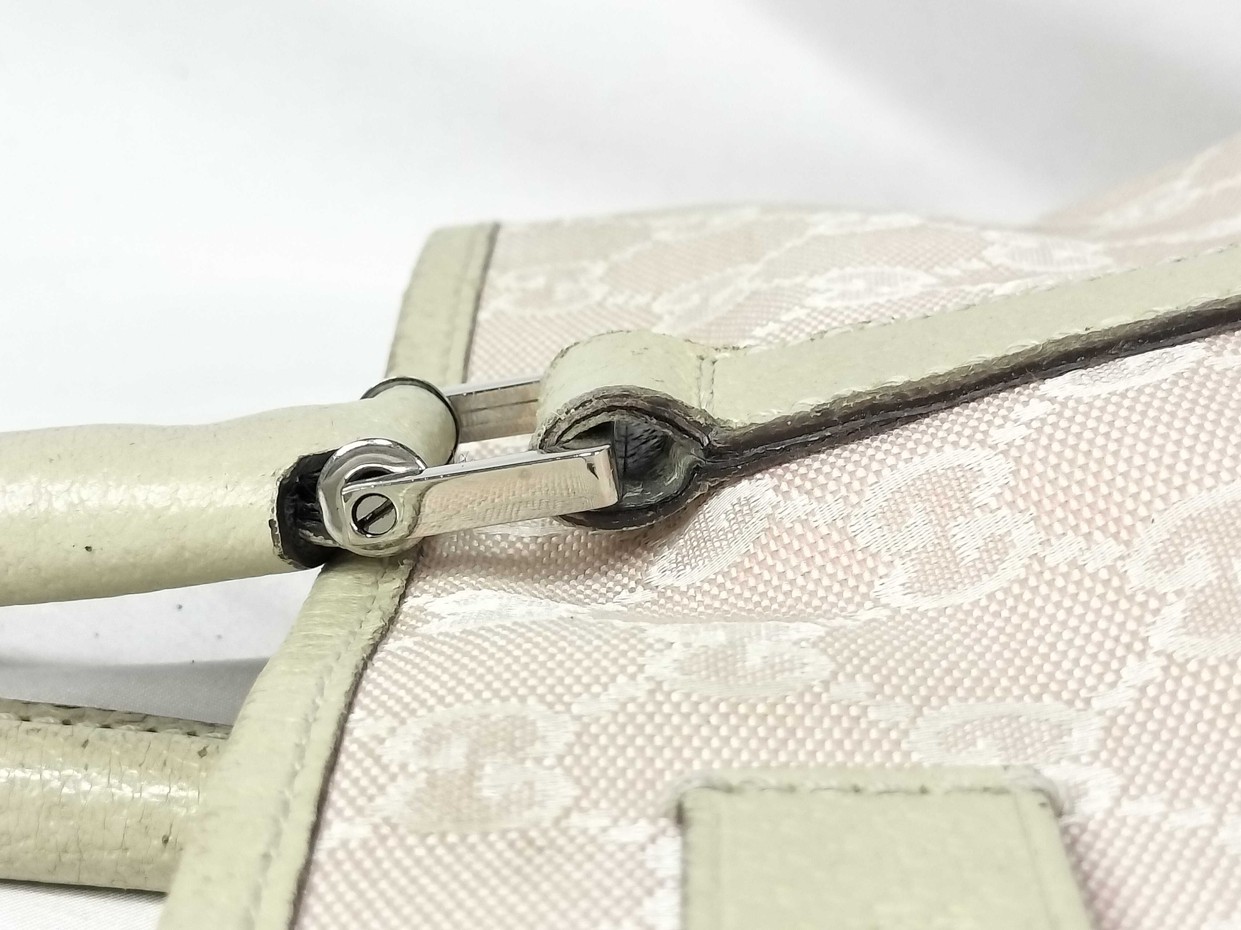 GG Canvas Tote Bag (Pink x White) — view 5
